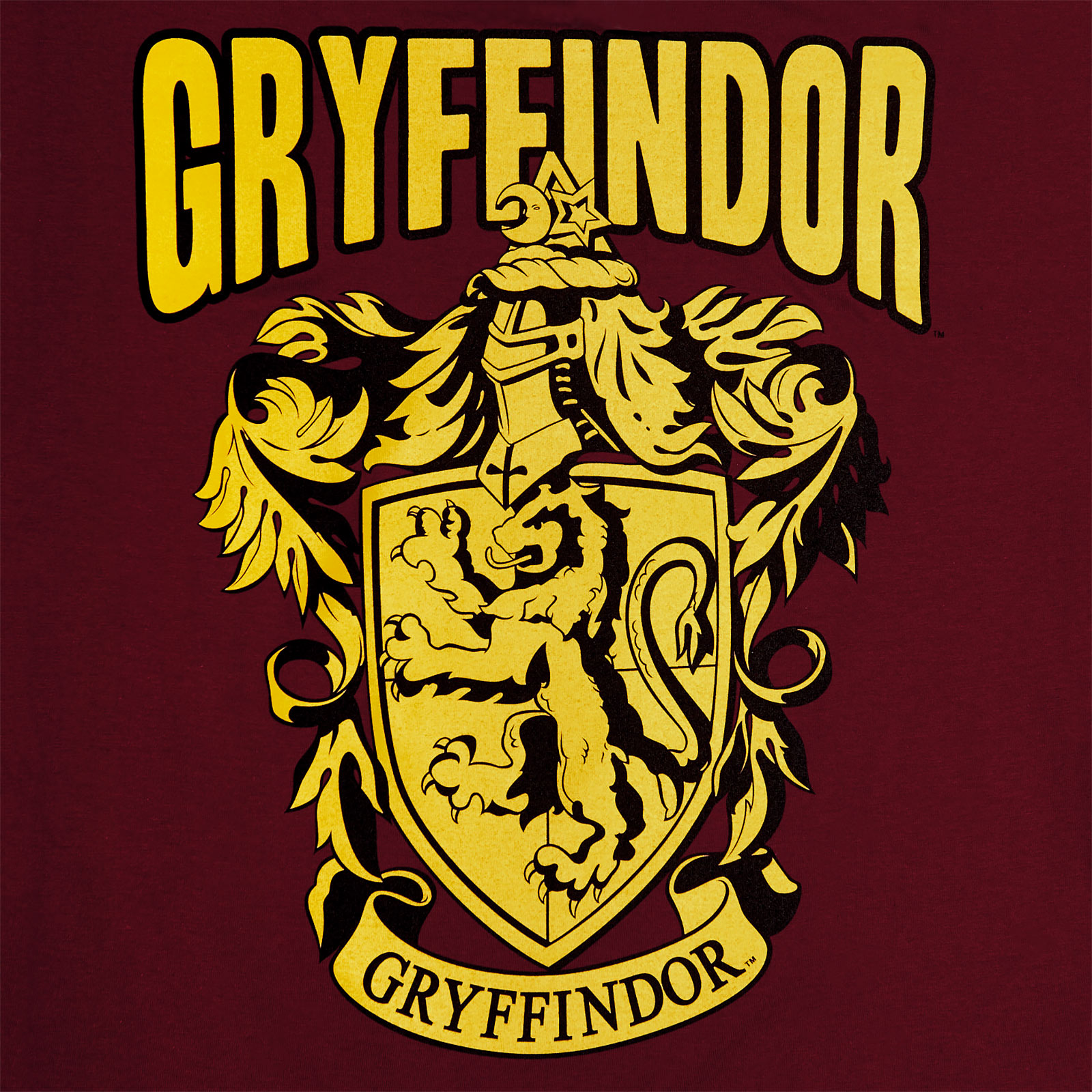 Harry Potter - Gryffindor Wapen T-shirt rood