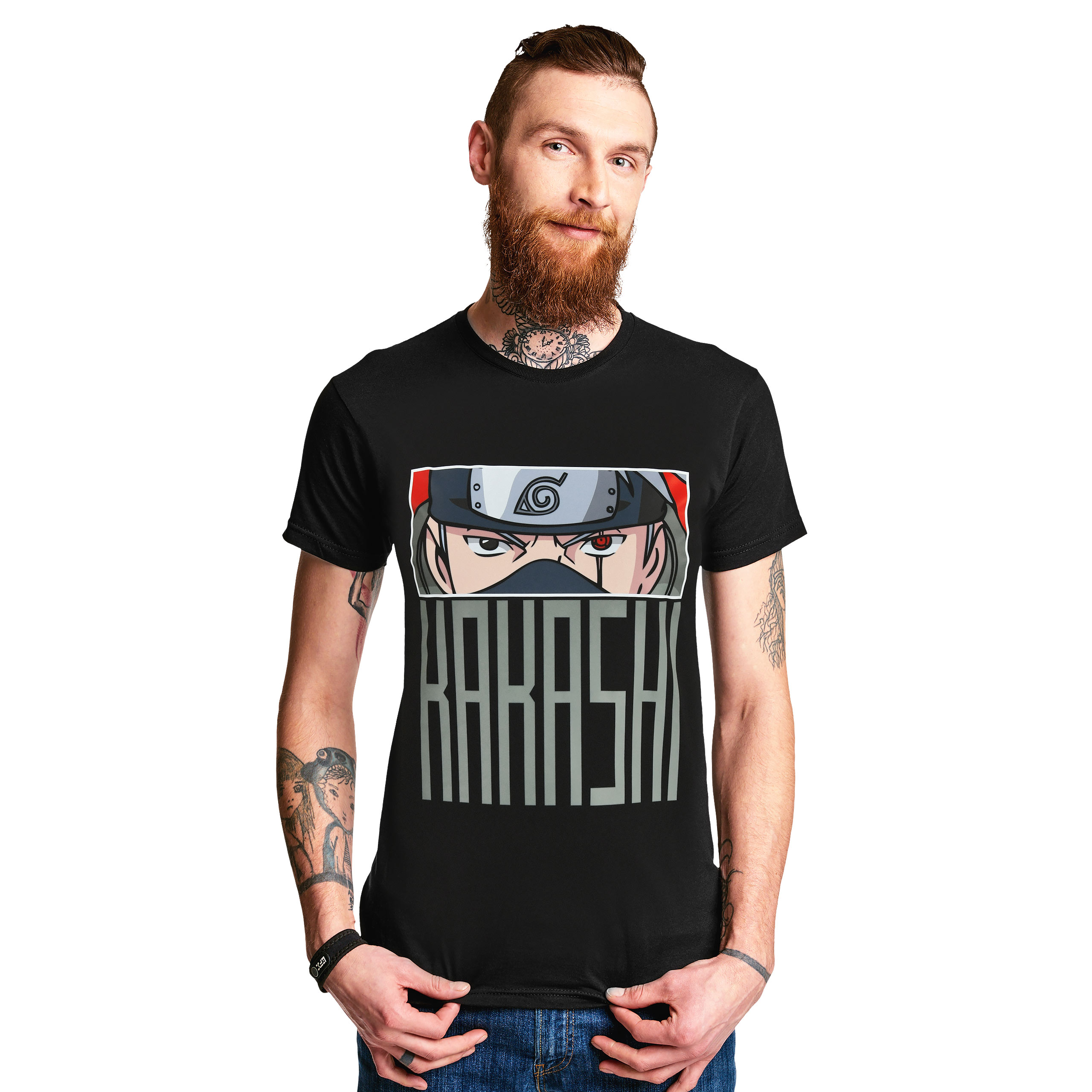 Naruto - Kakashi Eyes T-Shirt black