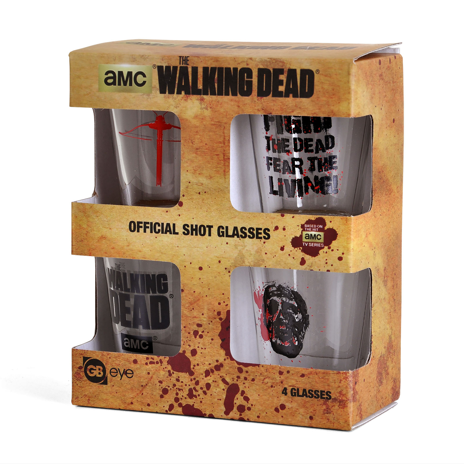 Walking Dead - Ensemble de verres à shots de symboles