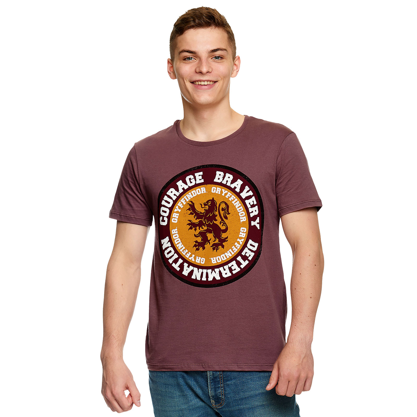 Harry Potter - T-shirt Gryffindor Values Rouge