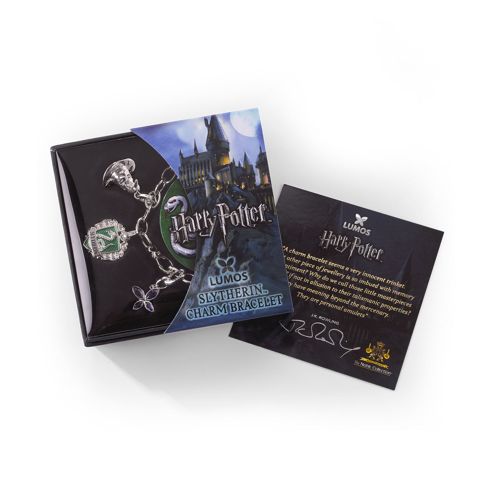 Harry Potter - Bracelet Charm Lumos Slytherin