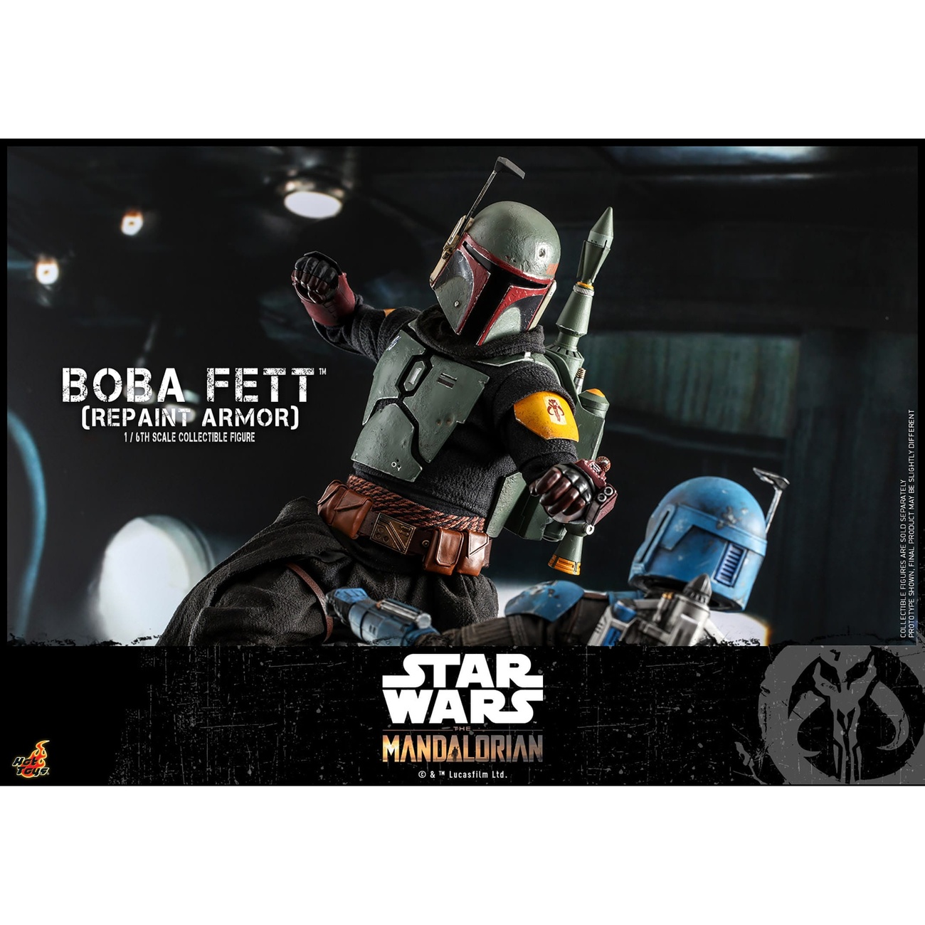 Star Wars: The Mandalorian – Boba Fett Action Figure 1:6 Repaint Armor Special Edition