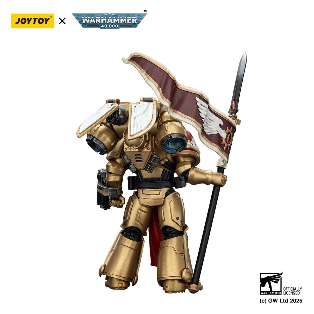 Warhammer 40,000 : Combat Patrol Blood Angels Figurine articulée Sanguinary Guard 3 avec Angelus Boltgun et Encarmine Spear 20 cm