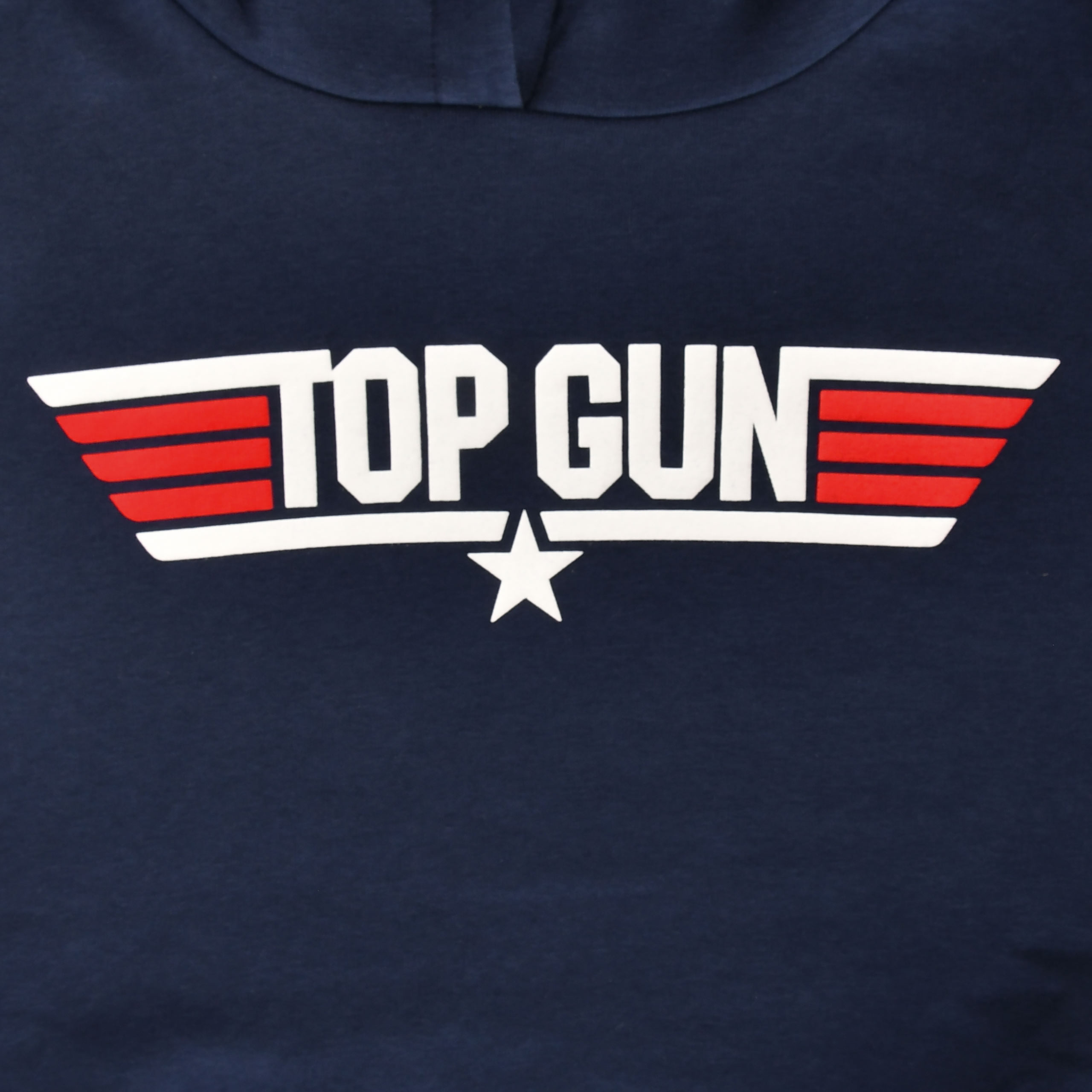 Top Gun - Sweat à capuche logo bleu