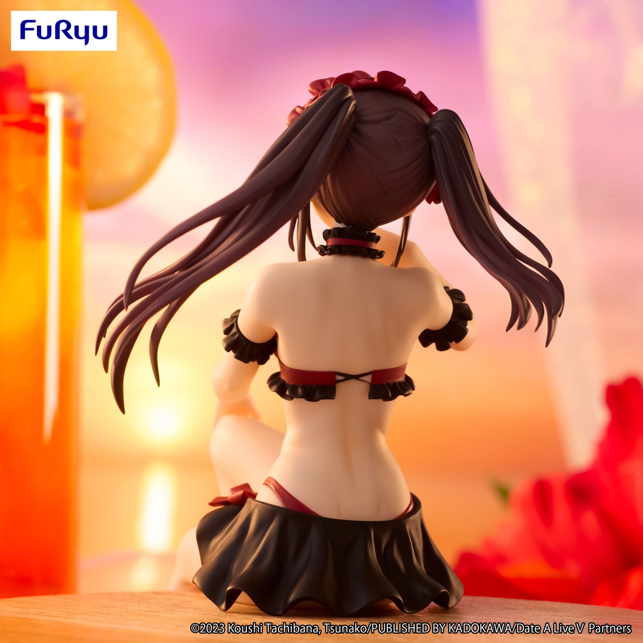 Date A Live Noodle Stopper Statua PVC Kurumi Tokisaki Swimsuit Ver. 15 cm