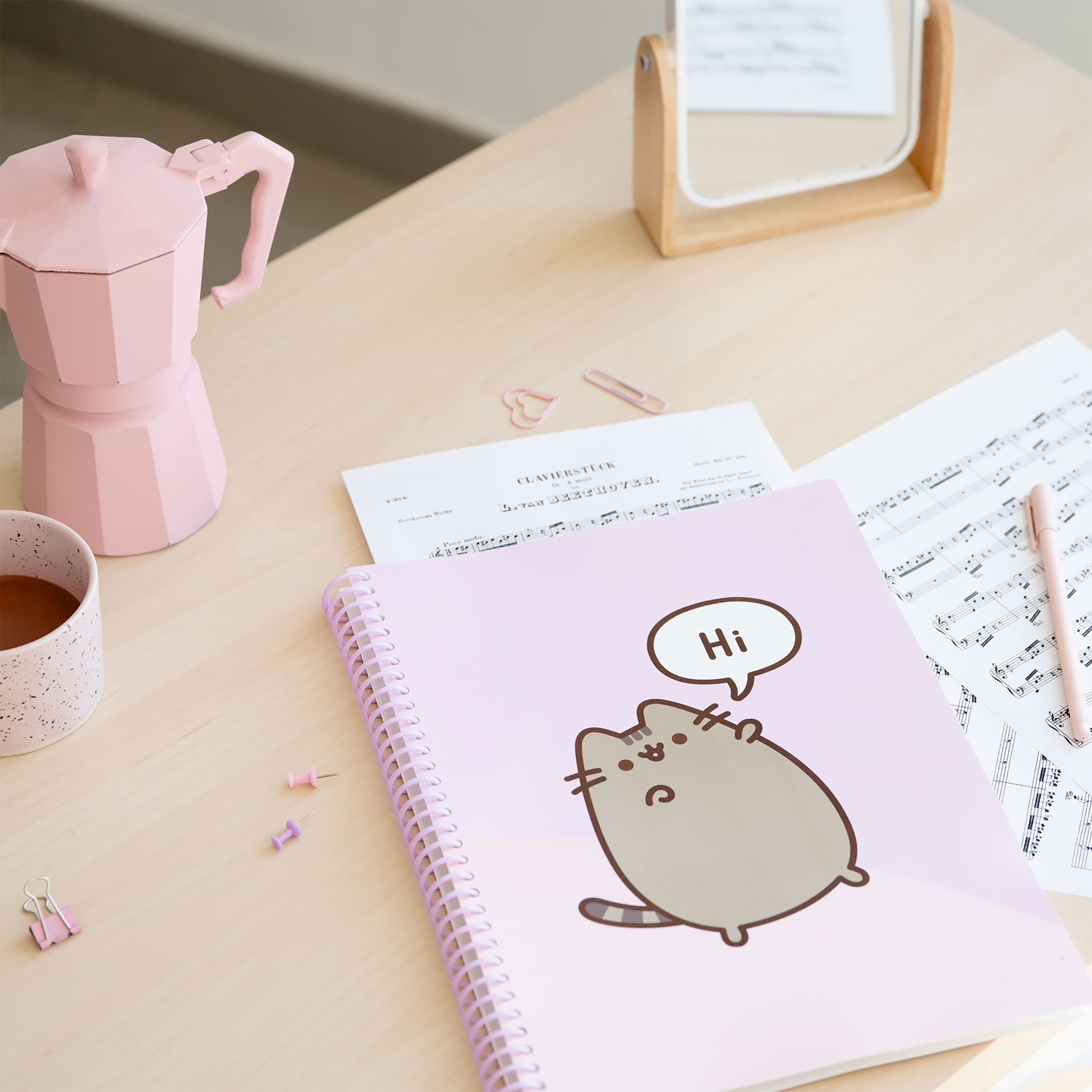 Pusheen - Hi & Bye Map A4