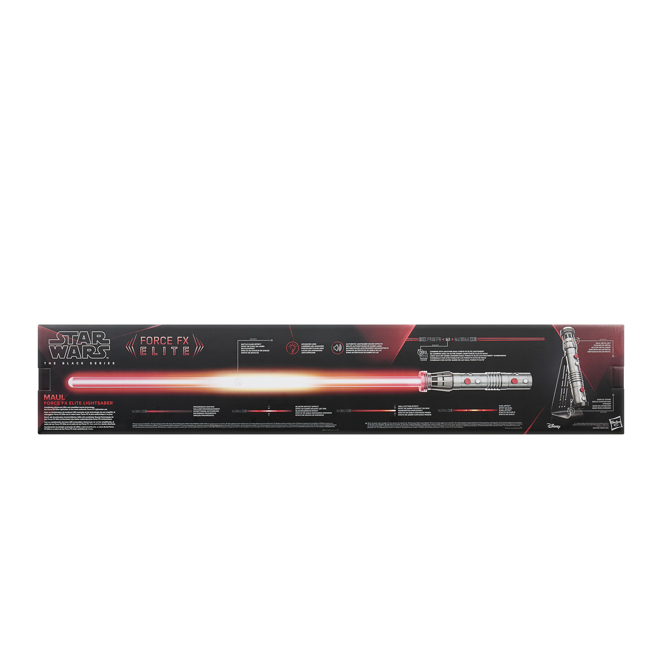 Star Wars - Sable de luz Force FX Elite Black Series de Darth Maul