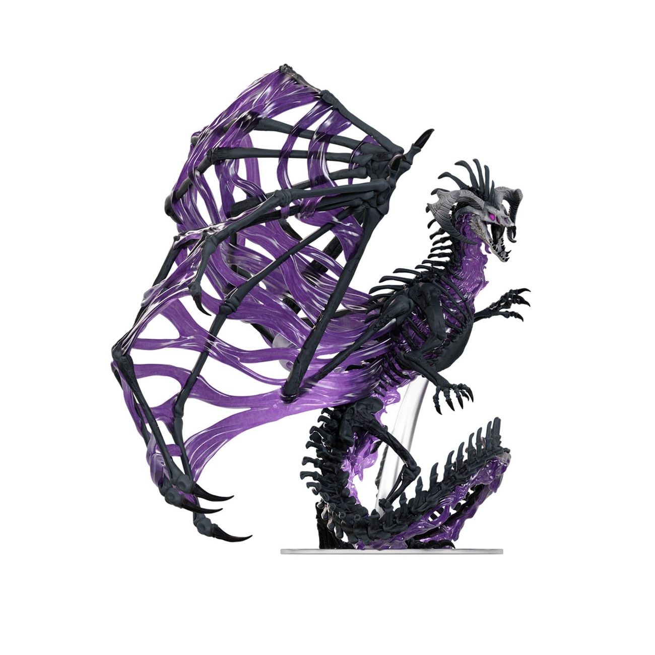 D&D Icons of the Realms Miniaturas en caja pre‑pintadas Black Dracolich 30 cm