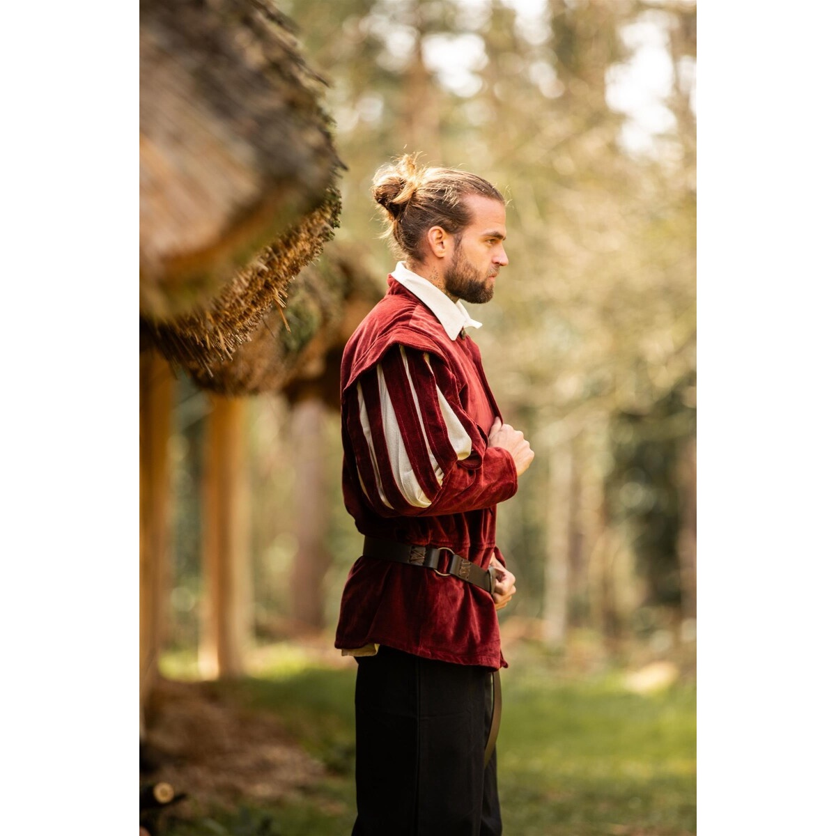 Medieval Landsknecht Doublet Brandolf red