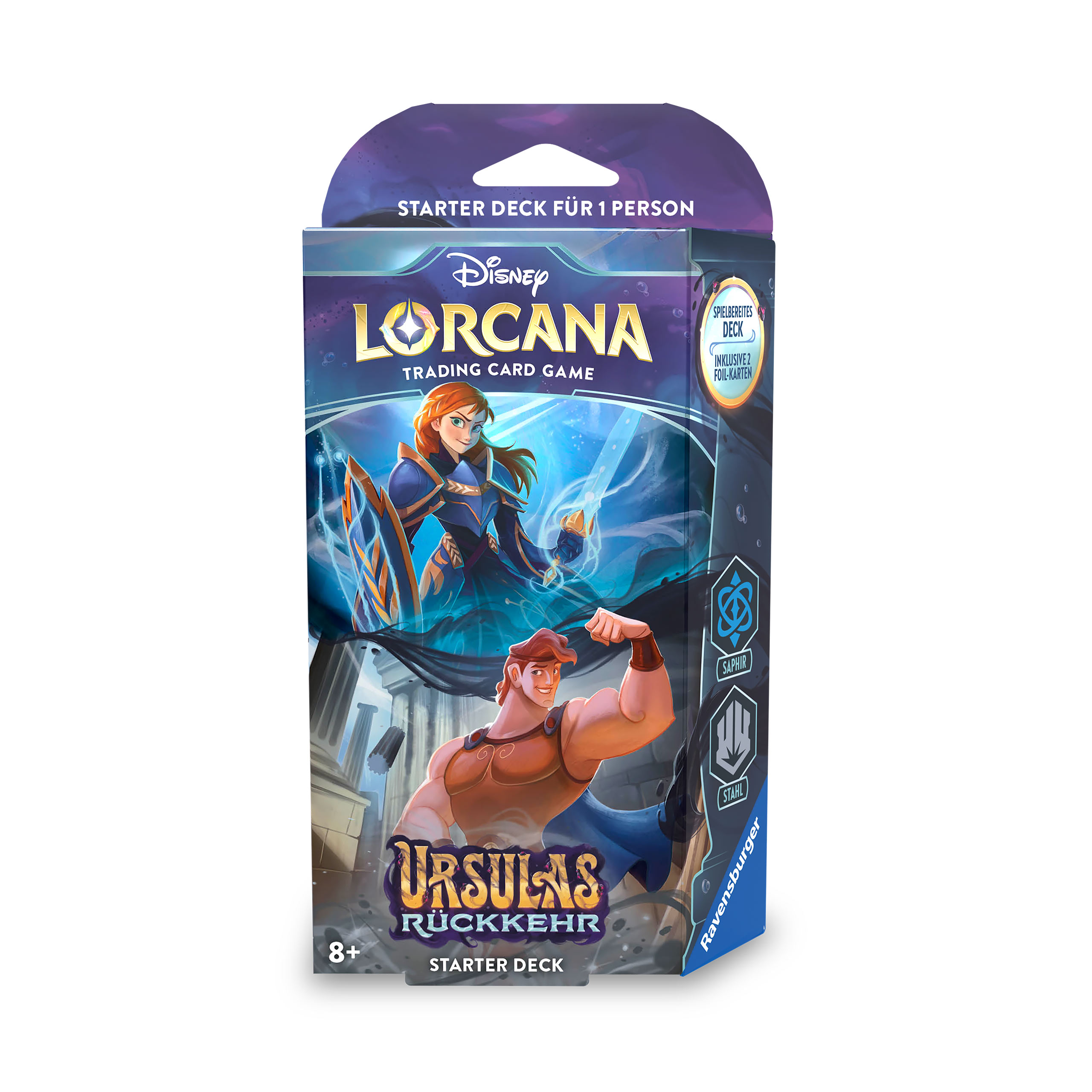 Disney Lorcana Saphir und Stahl Starterset - Ursulas Rückkehr Trading Card Game