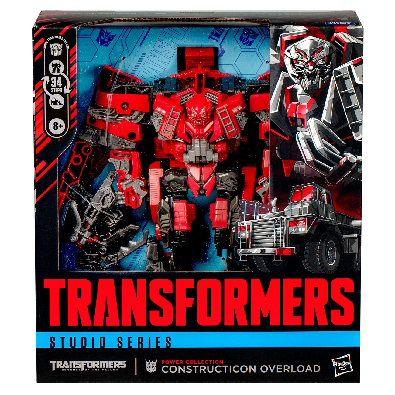 Transformers – Zemsta Upadłych Studio Series figurka akcji Leader Class Power Collection Constructicon Overload 22 cm