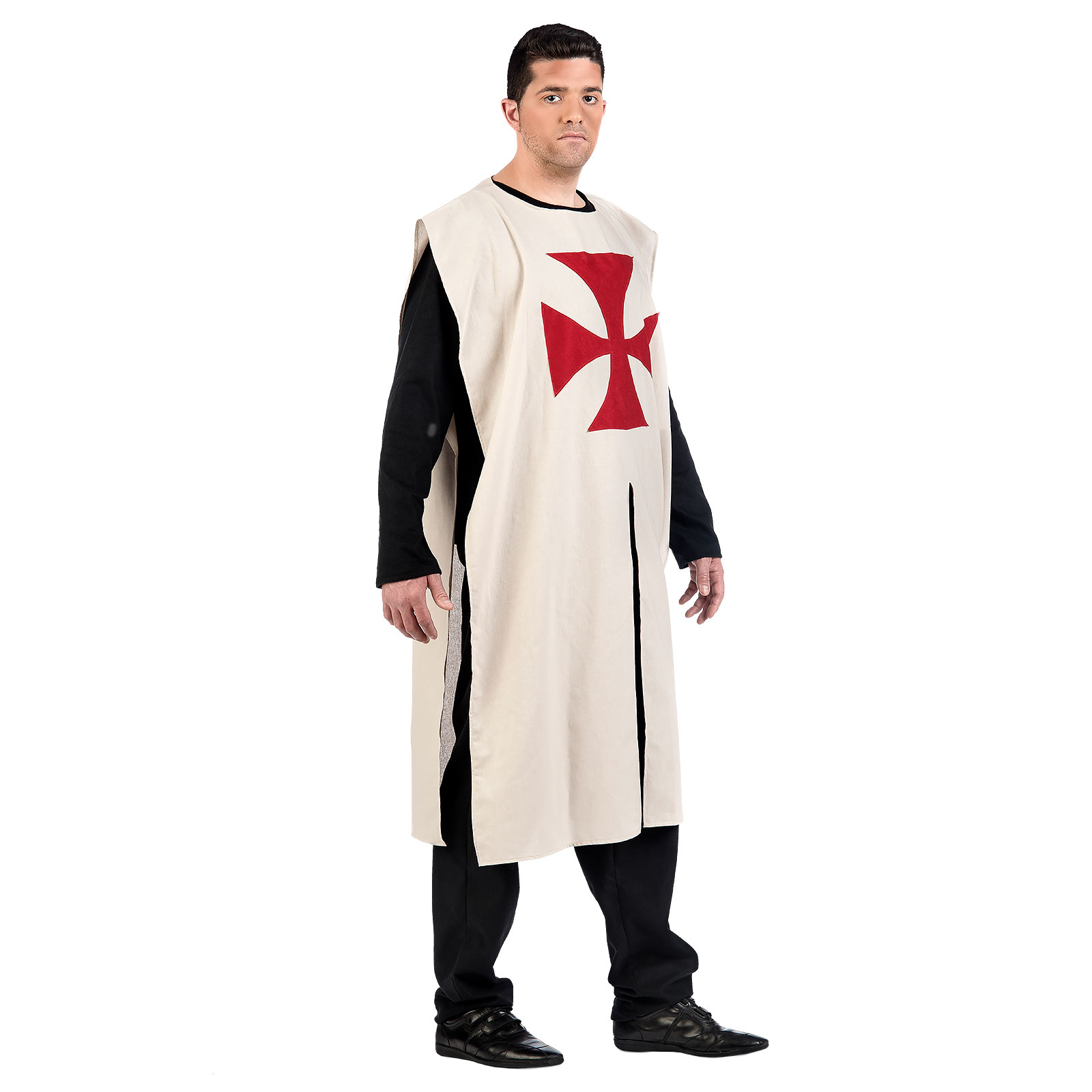 Costume médiéval Tunique Templier Hommes