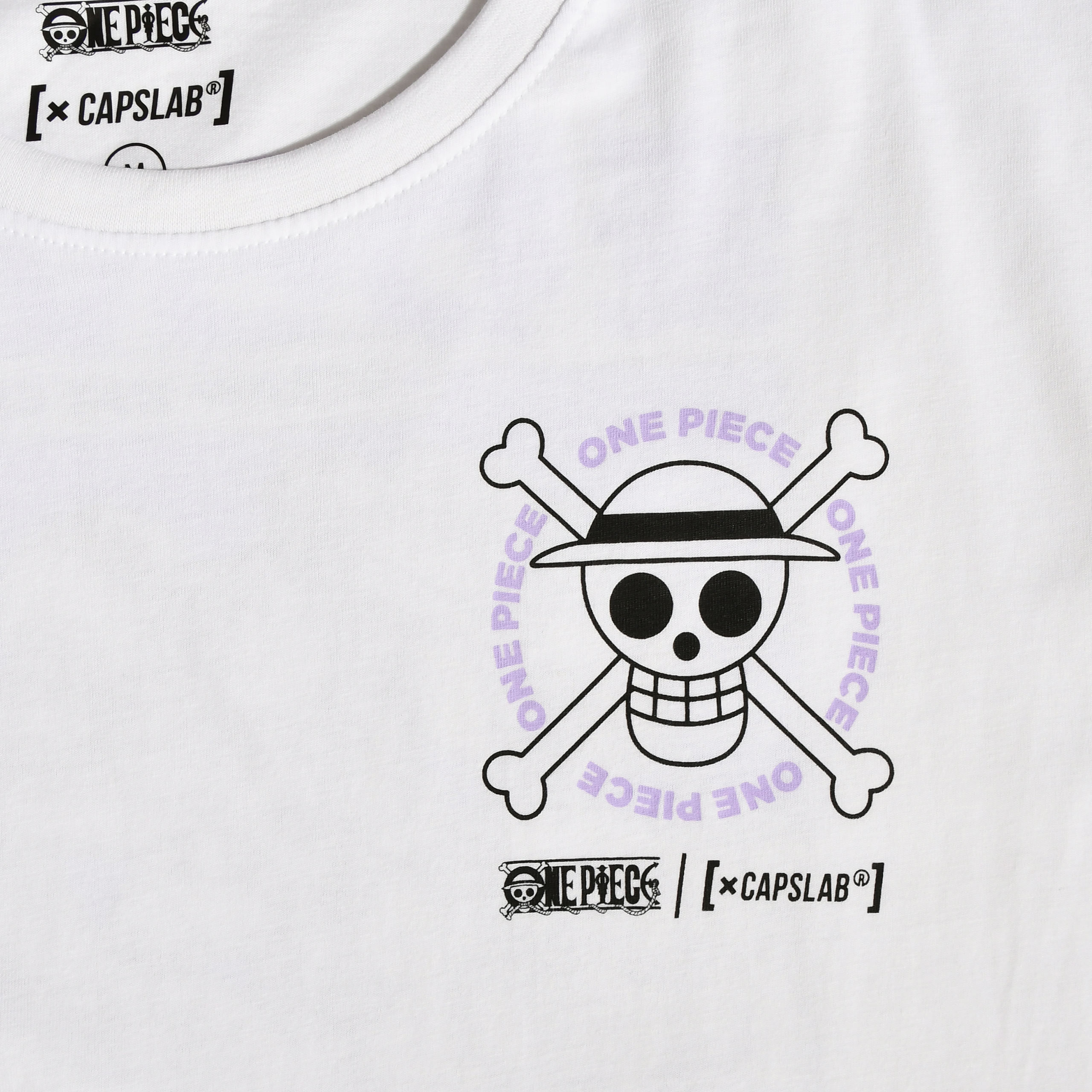 One Piece - Crew Capslab T-Shirt weiß