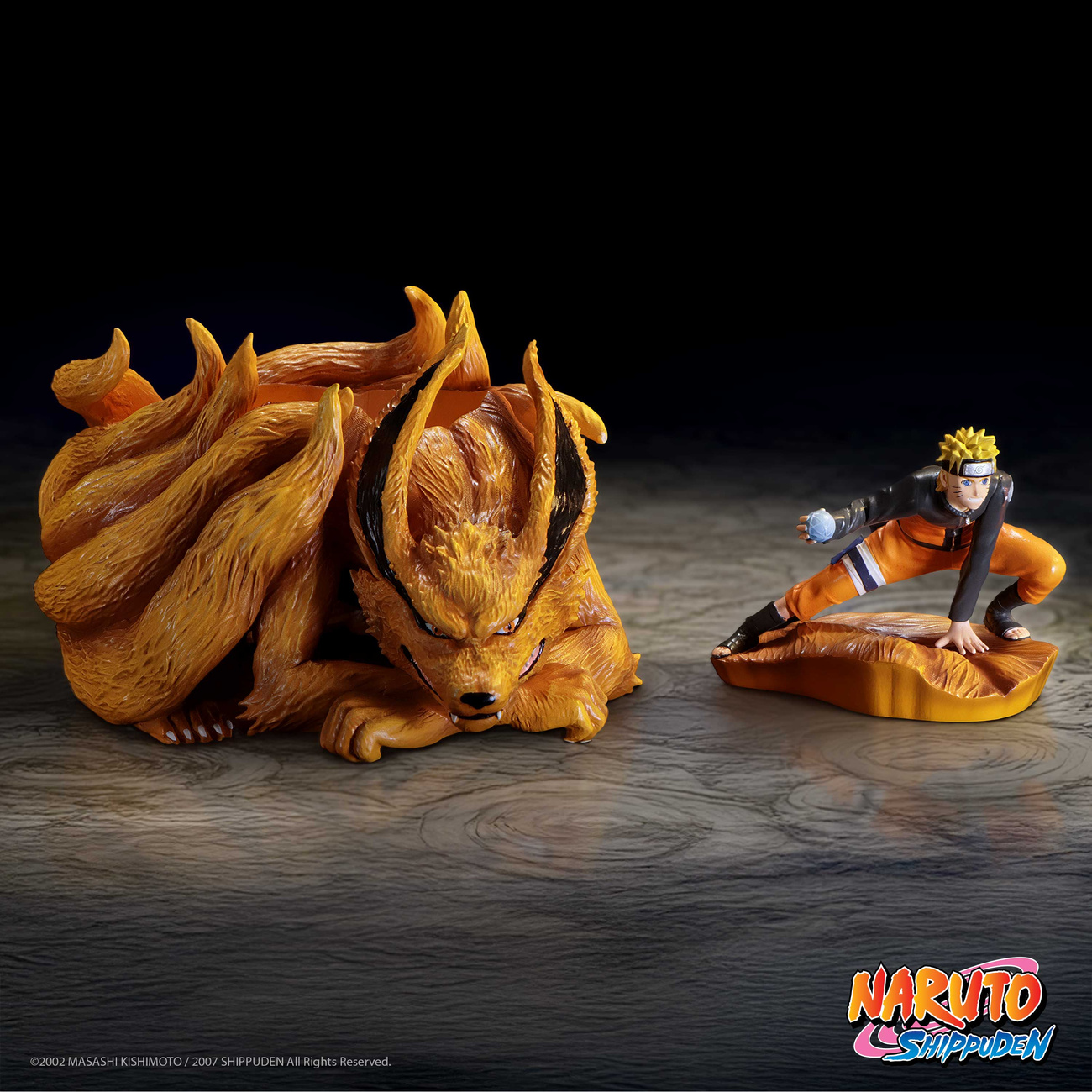 Naruto Shippuden - Kurama med Naruto figur