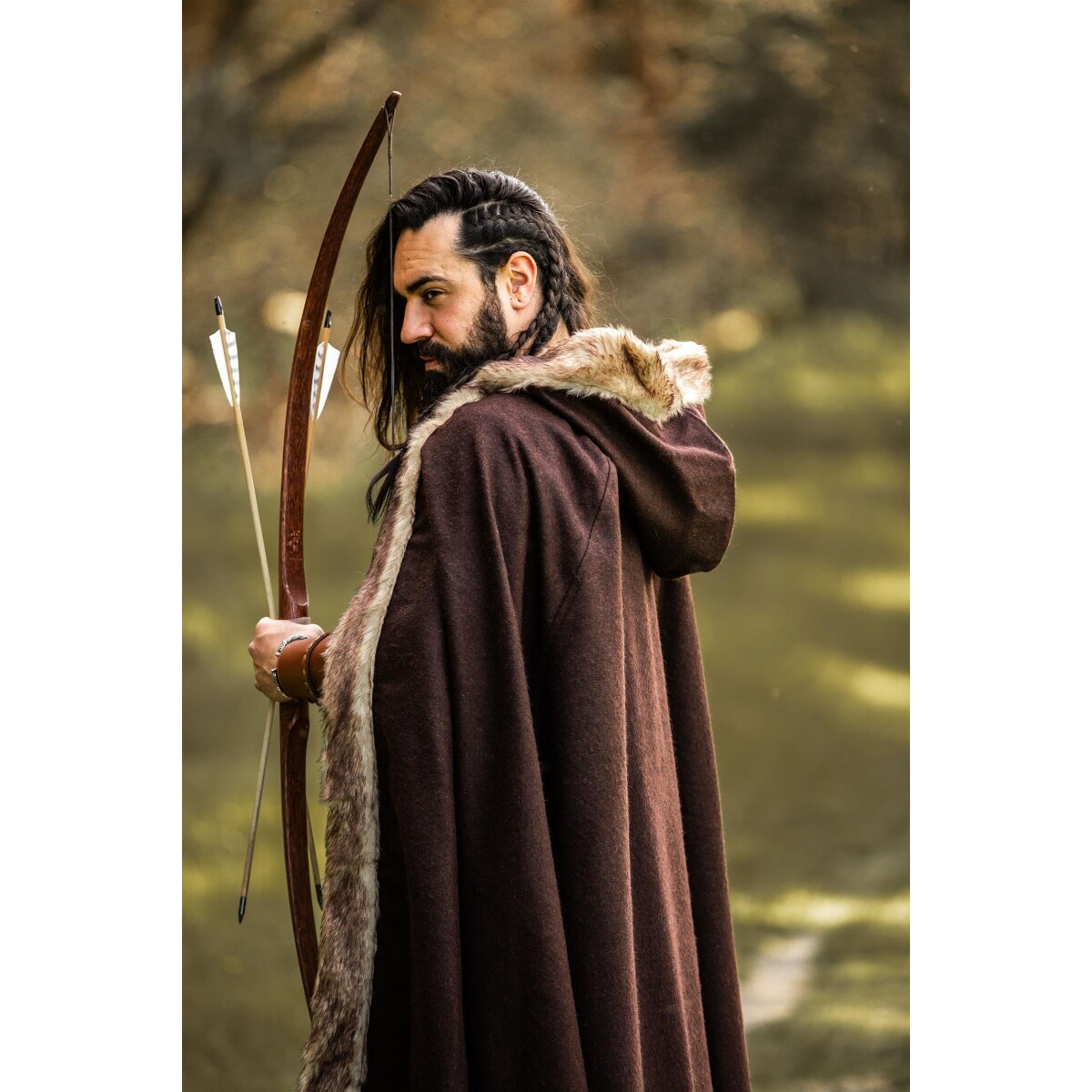 Mantello vichingo medievale Fjell