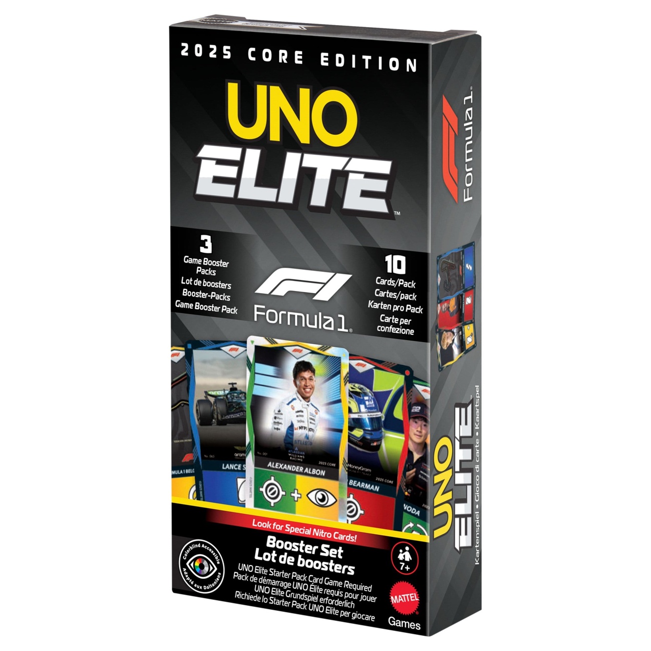 Formula 1 UNO Jeu de cartes Elite F1 Booster Set