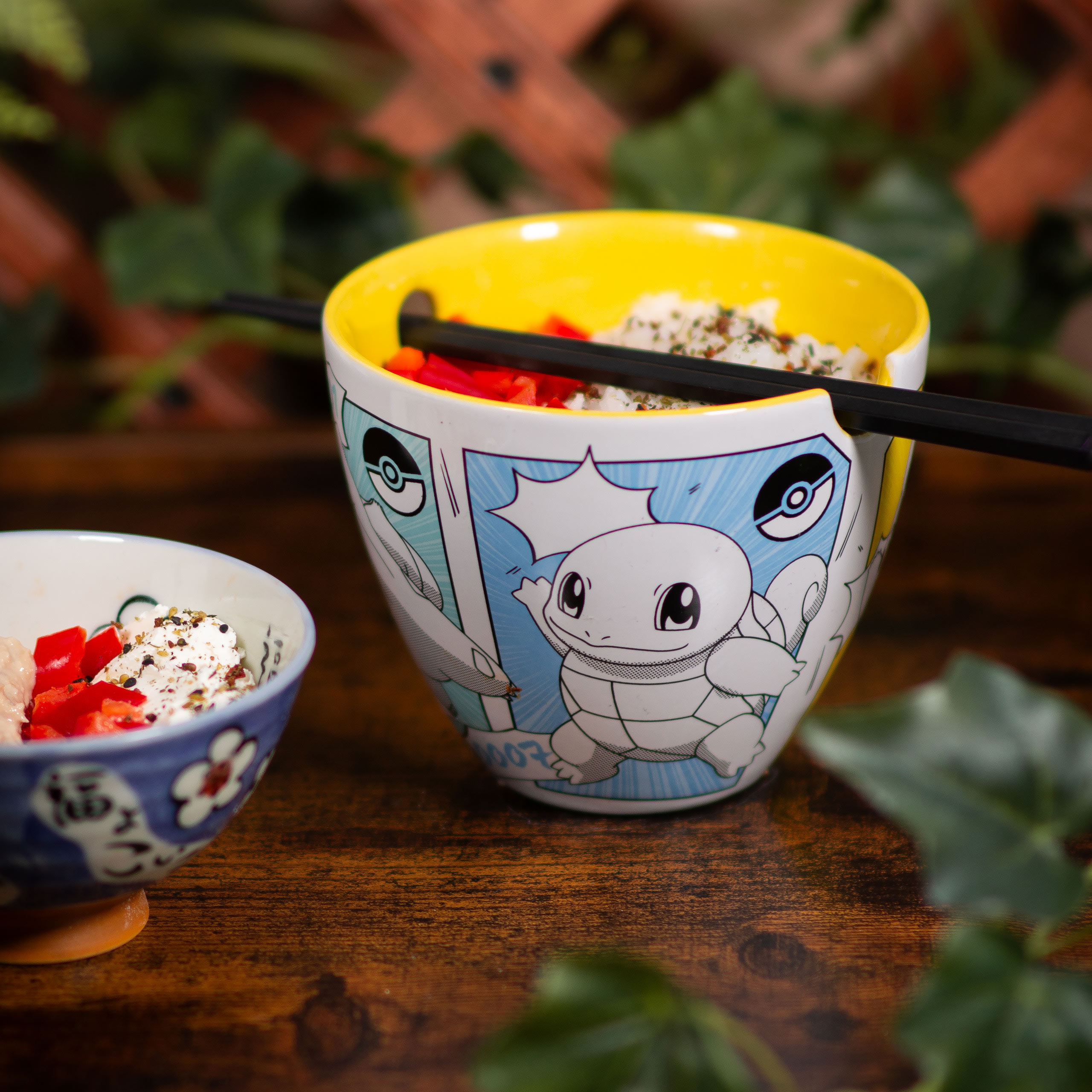 Pokémon - Ciotola ramen Starters con bacchette