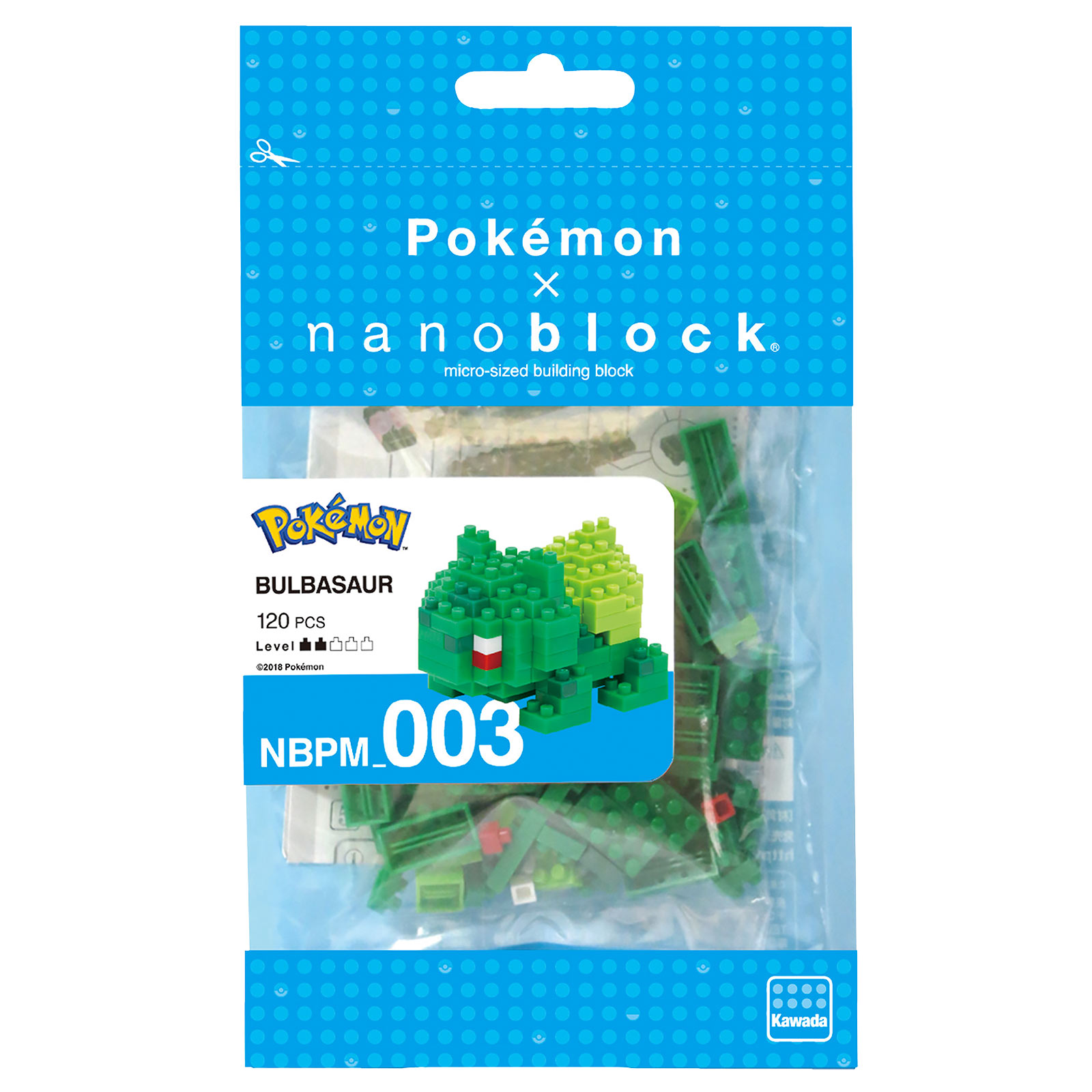 Pokemon - Bisasam nanoblock Mini Baustein Figur