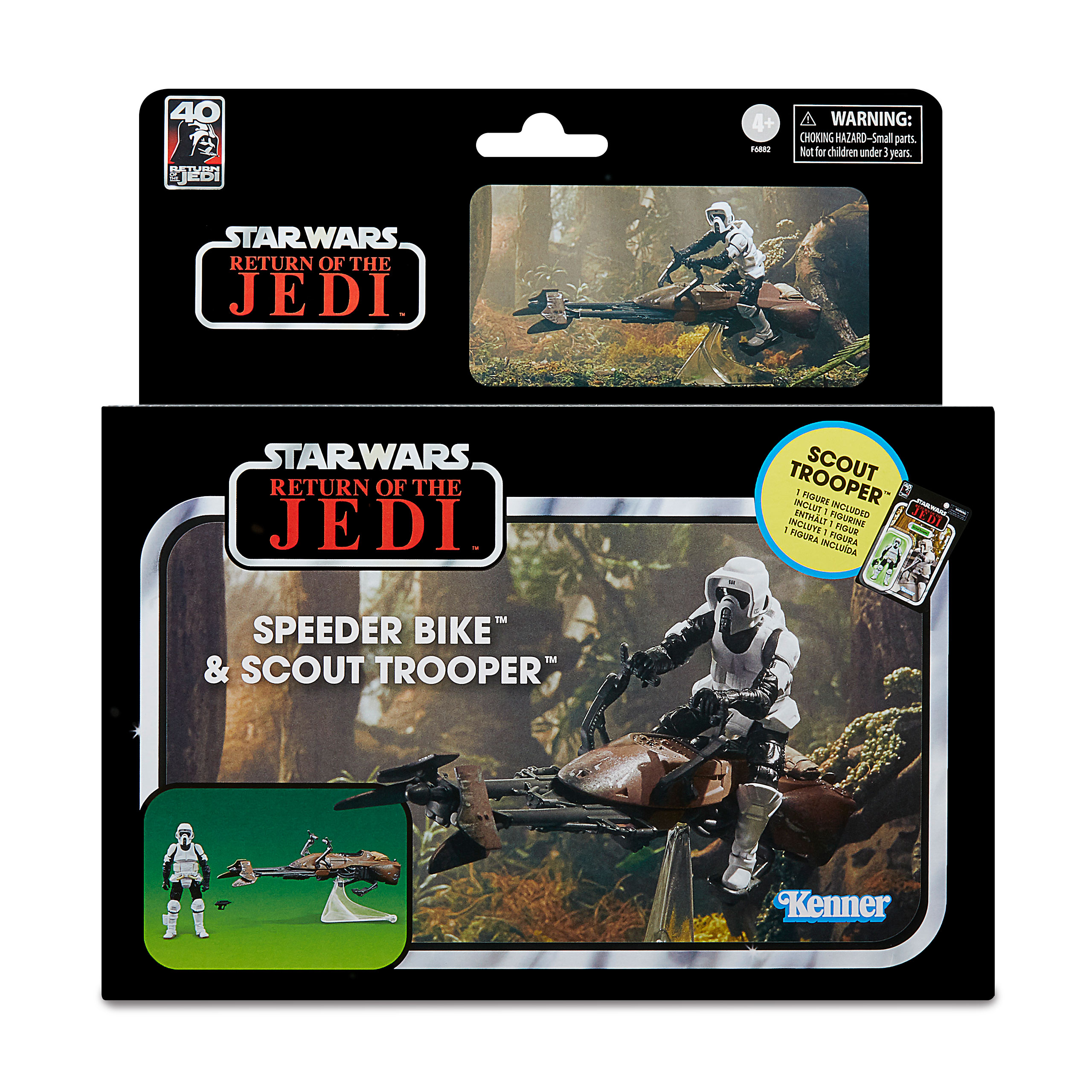 Star Wars - Speeder Bike mit Scout Trooper Actionfigur