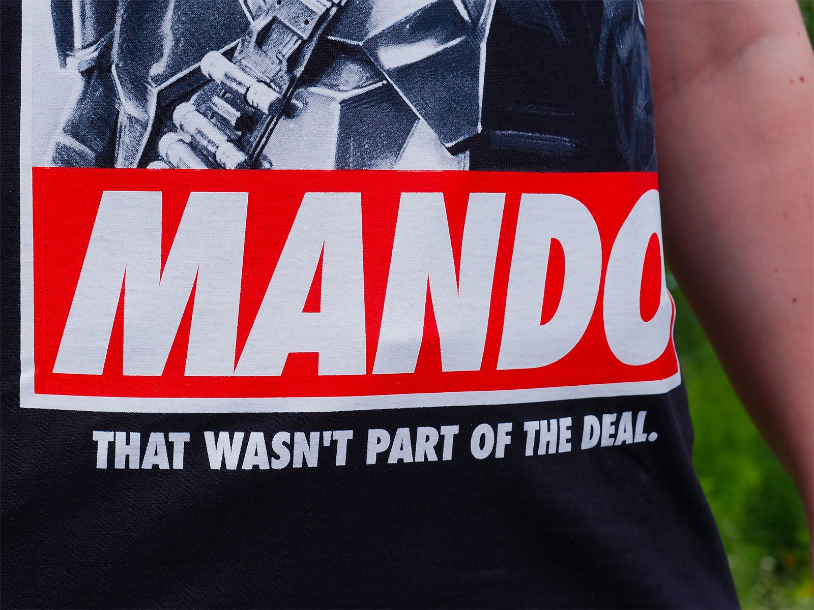 T-shirt Mando noir - Star Wars The Mandalorian
