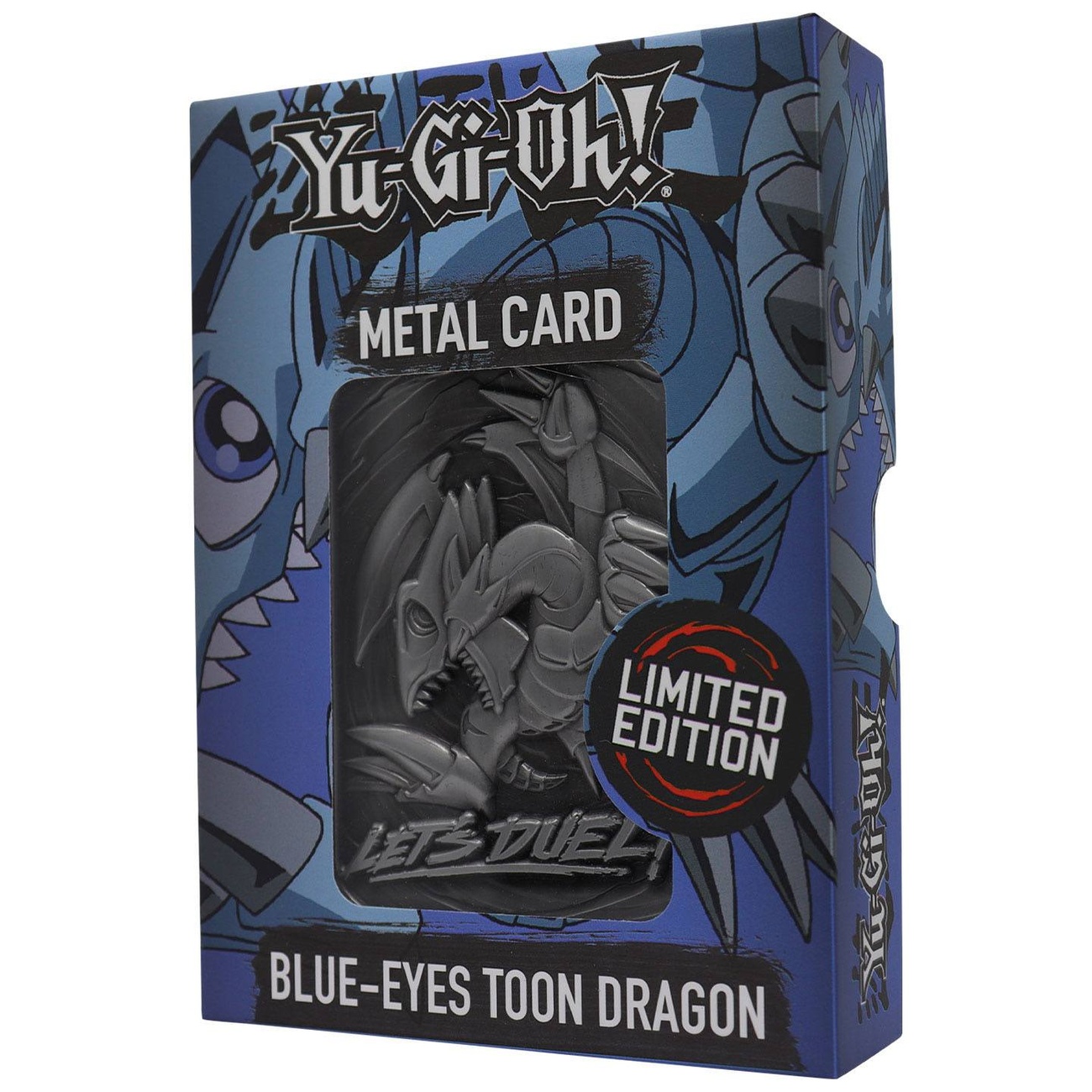 Yu-Gi-Oh! Carte réplique Blue Eyes Toon Dragon Édition Limitée