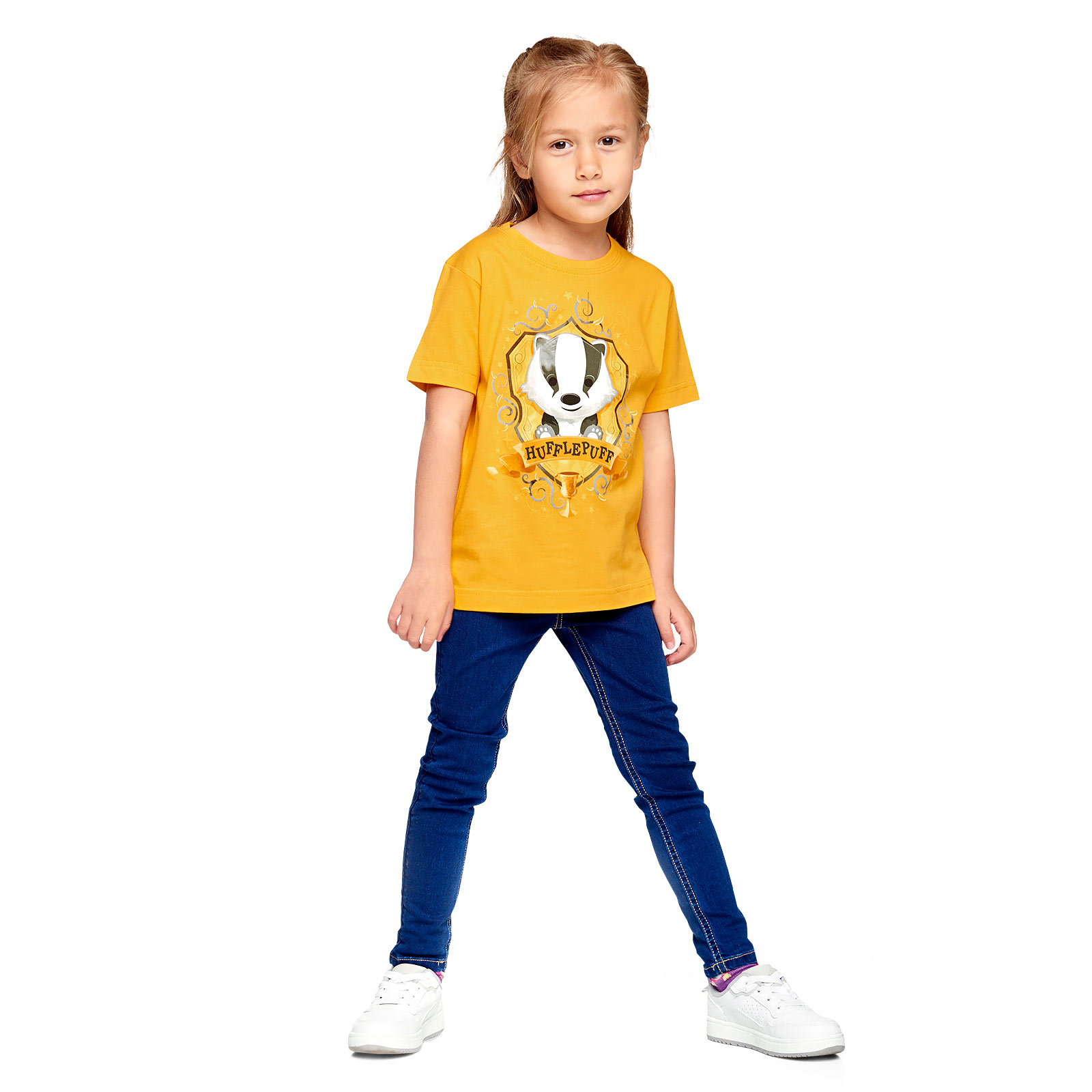 Harry Potter - T-shirt magique Poufsouffle enfants jaune