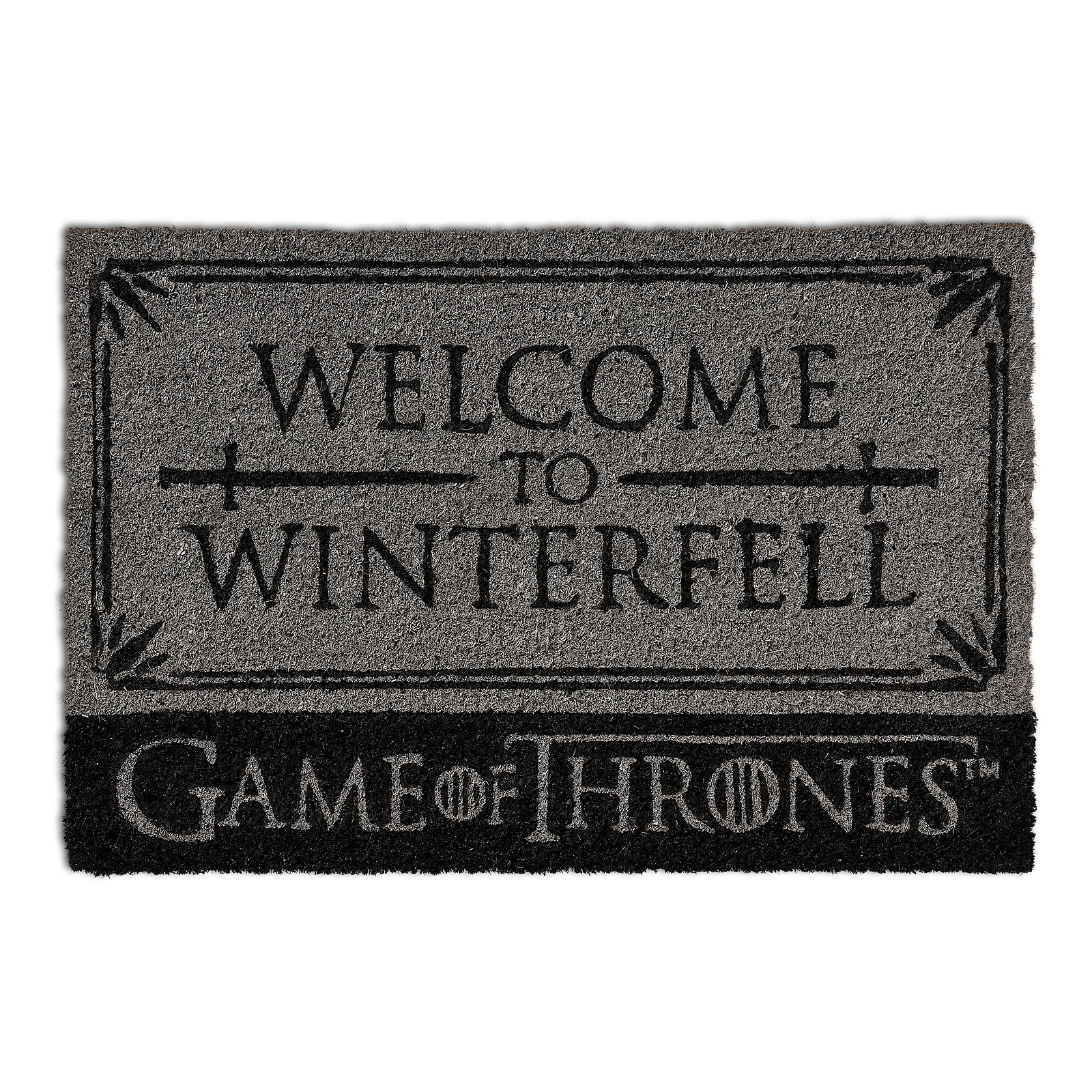 Game of Thrones - Stark Welcome to Winterfell Fußmatte
