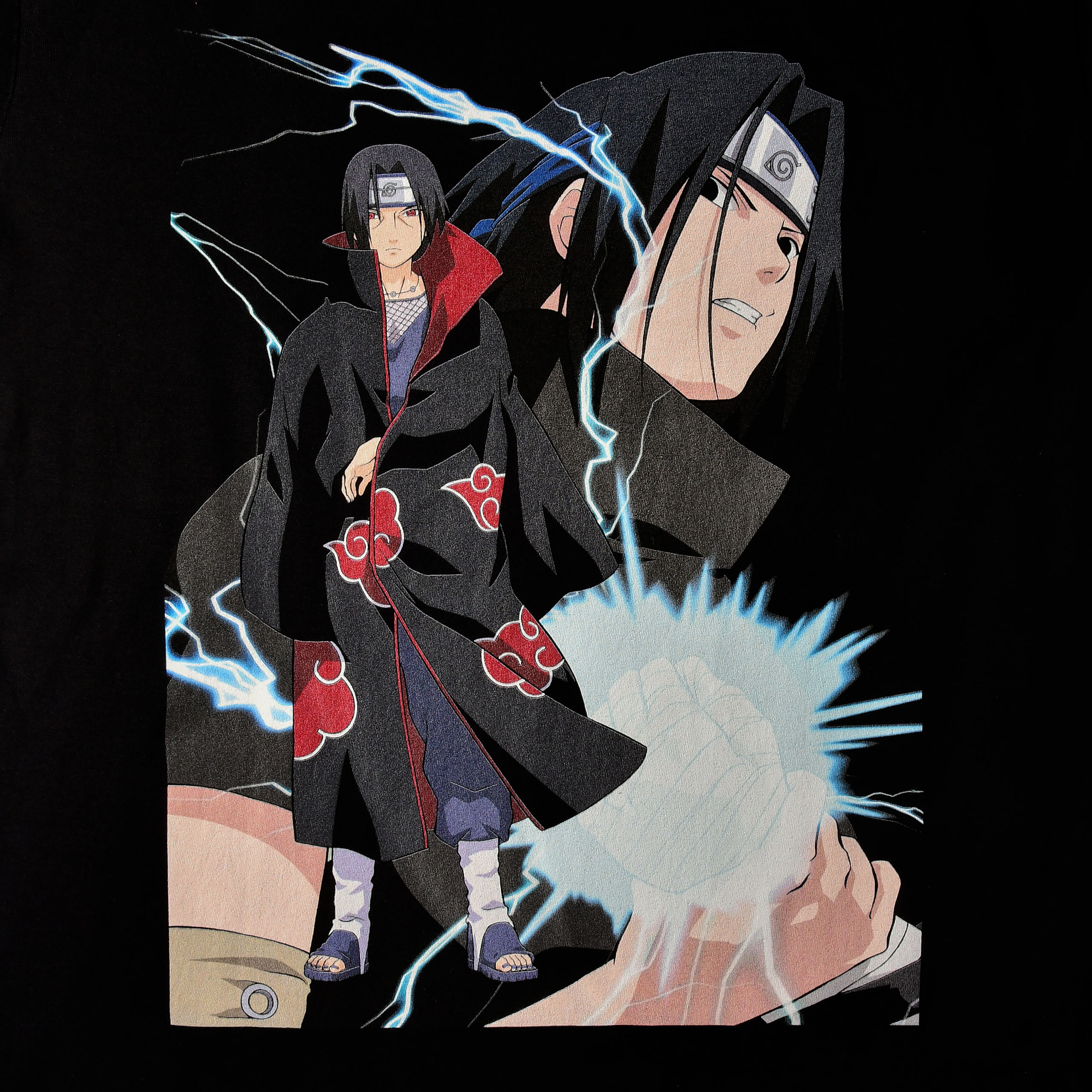 Naruto - Akatsuki Itachi T-Shirt zwart