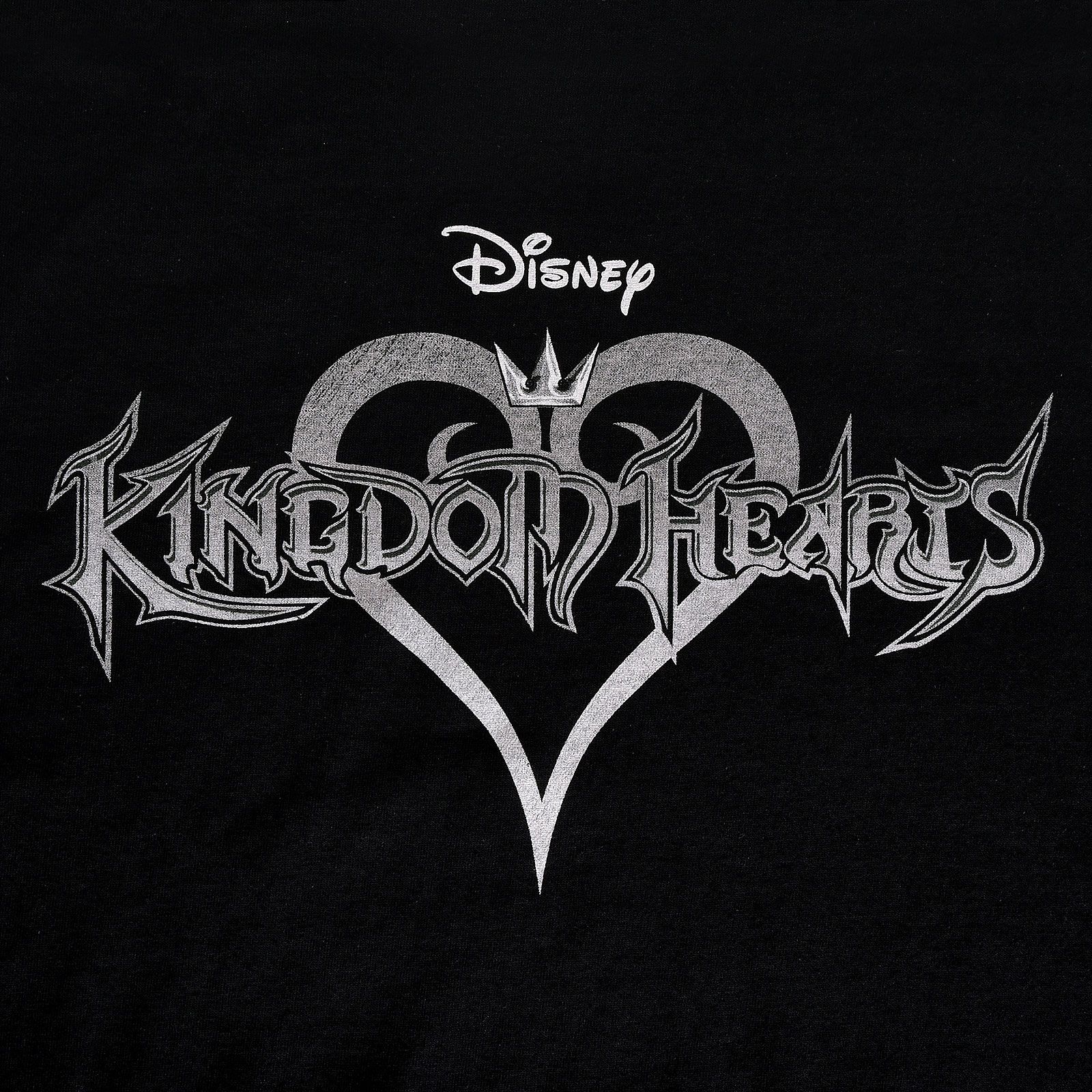 Kingdom Hearts - Logo T-shirt zwart
