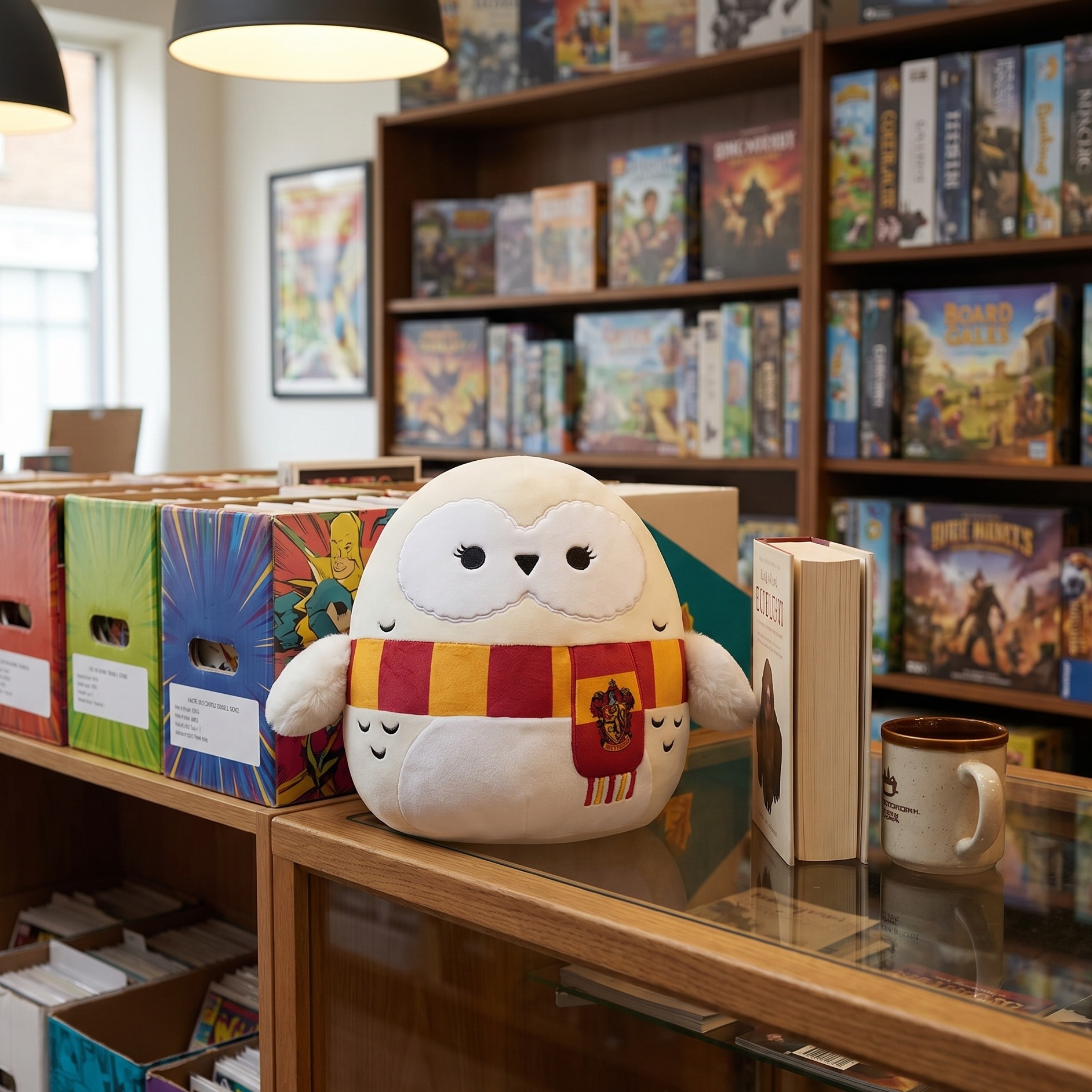 Harry Potter - Hedwig mit Schal Squishmallows Plüsch Figur