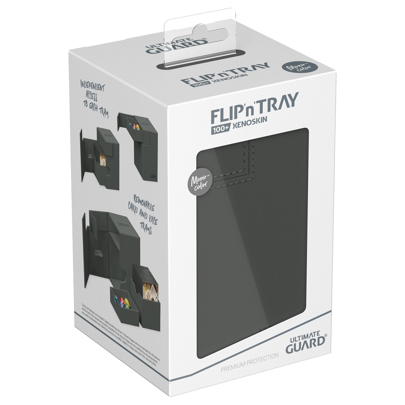 Ultimate Guard Flip'n'Tray 100+ Xenoskin - Grå