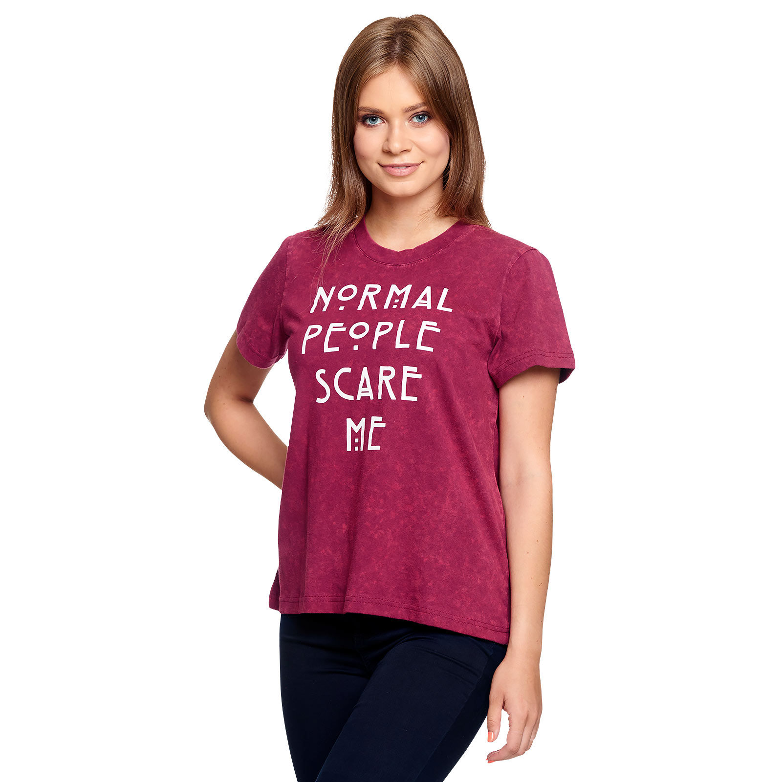 American Horror Story - Normal People Scare Me Dames T-Shirt Rood