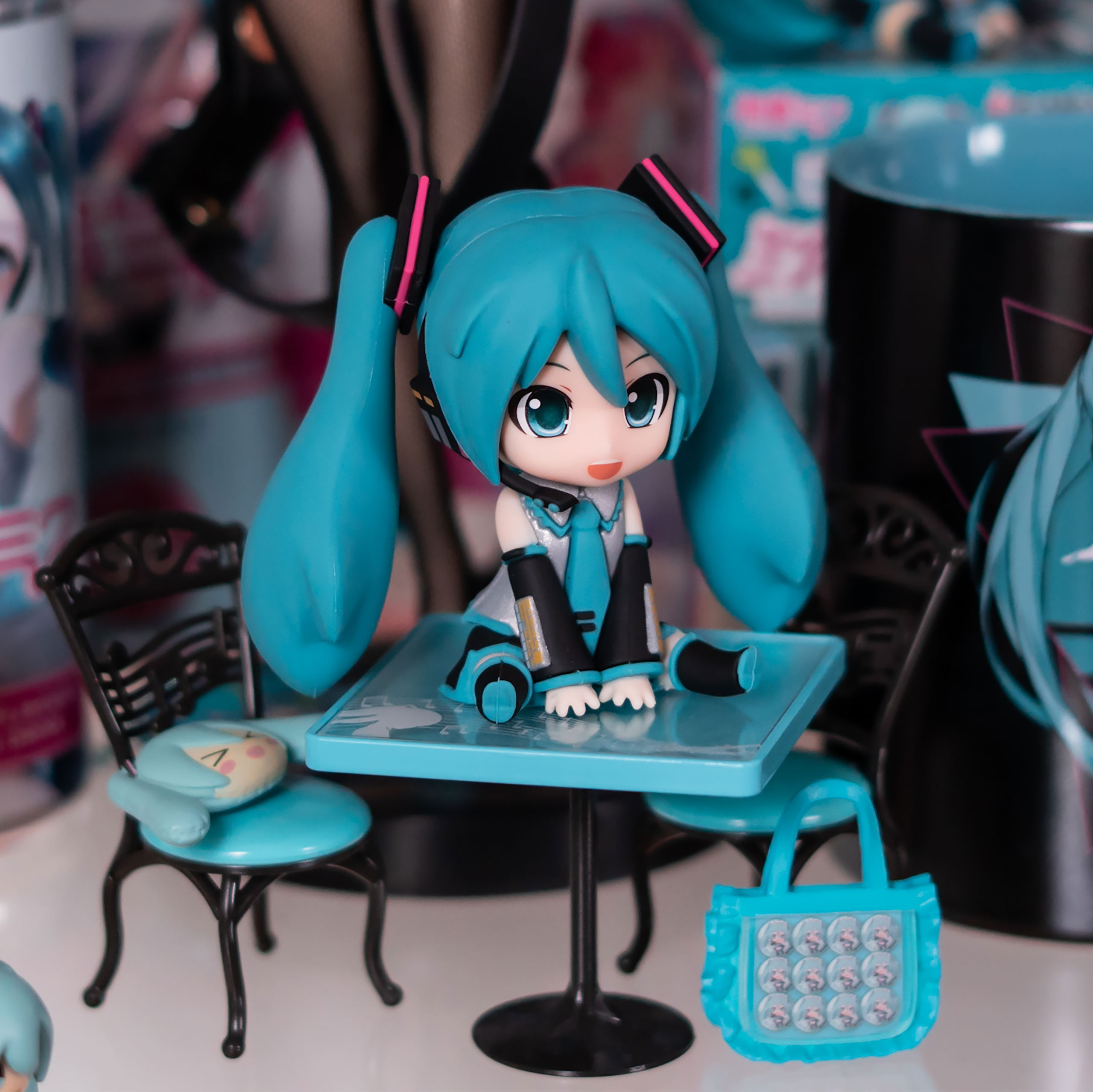 Hatsune Miku - Miku Rubber Mascot Nendroid Figuur