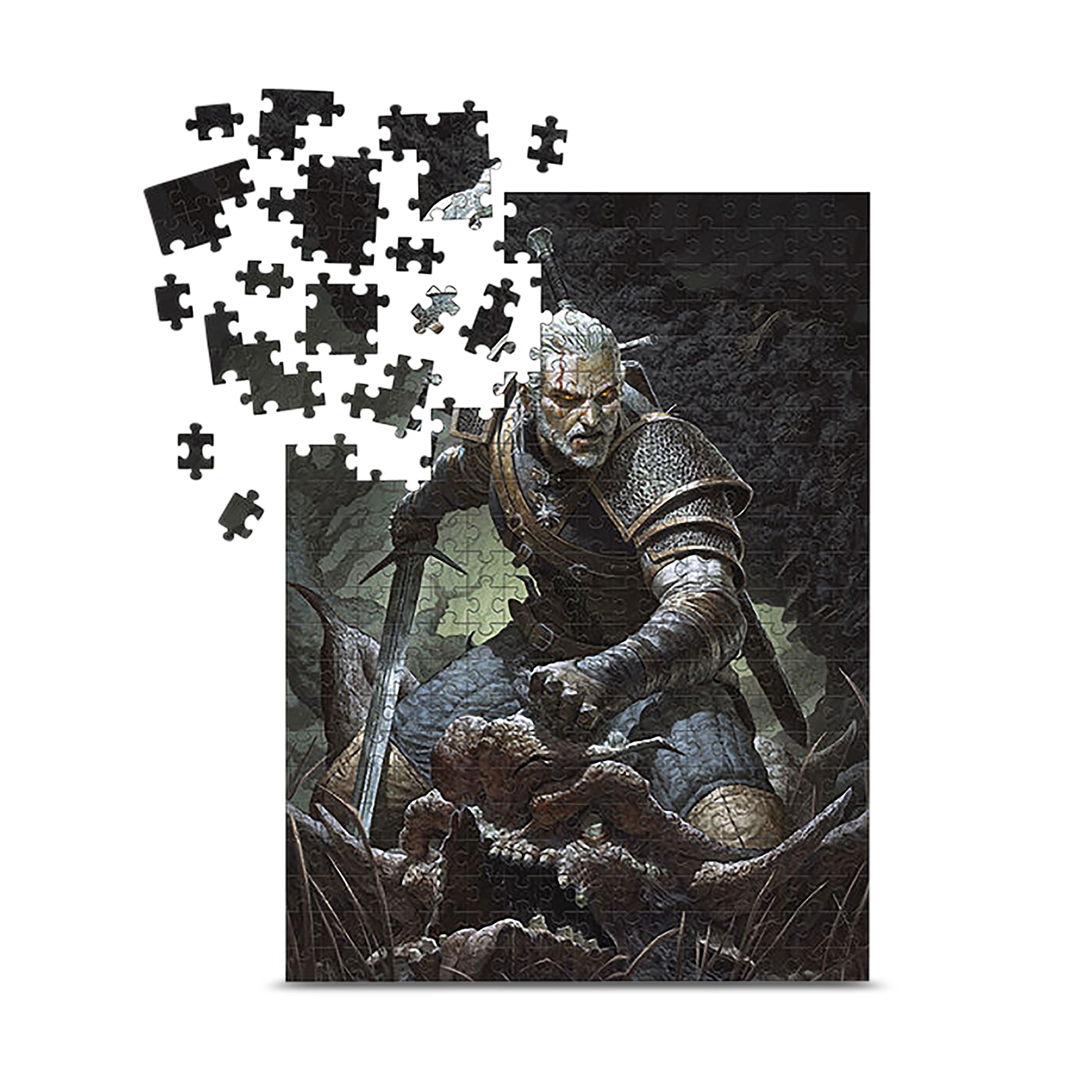 Witcher 3 - Geralt Trophy Puzzle 1000 Teile