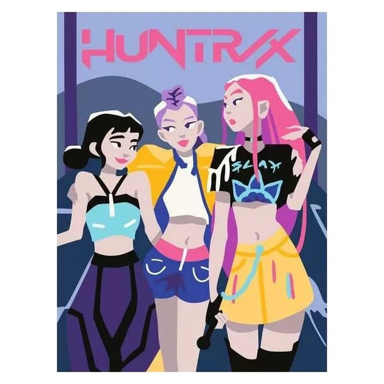 KPop Demon Hunters CreArt Set de Pintar por Números Huntrix