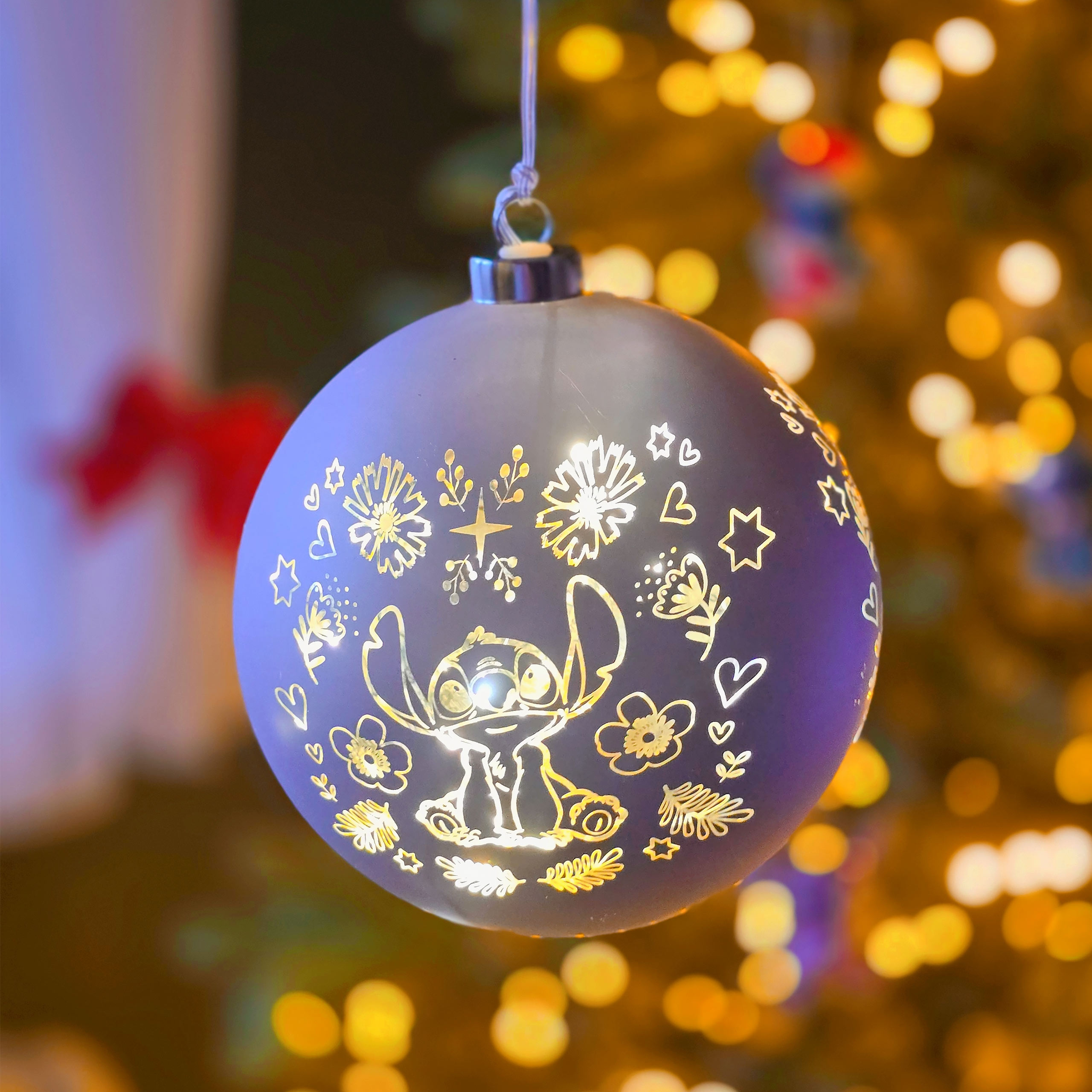 Bombka świąteczna Stitch z podświetleniem - Lilo & Stitch