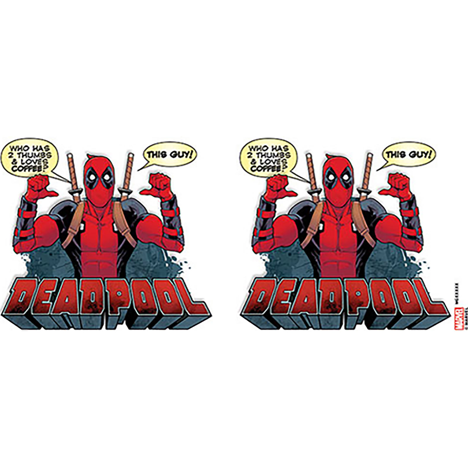 Deadpool - Tasse 2 pouces