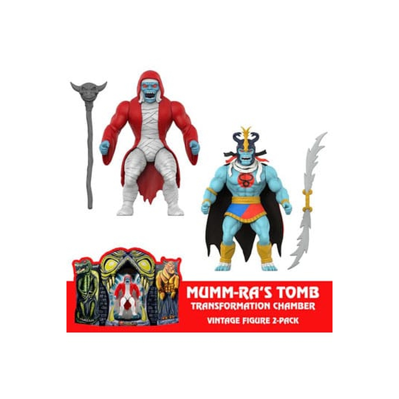 Thundercats Vintage Collection Actionfiguren 2er-Pack Mumm-Ra's Tomb 14 cm