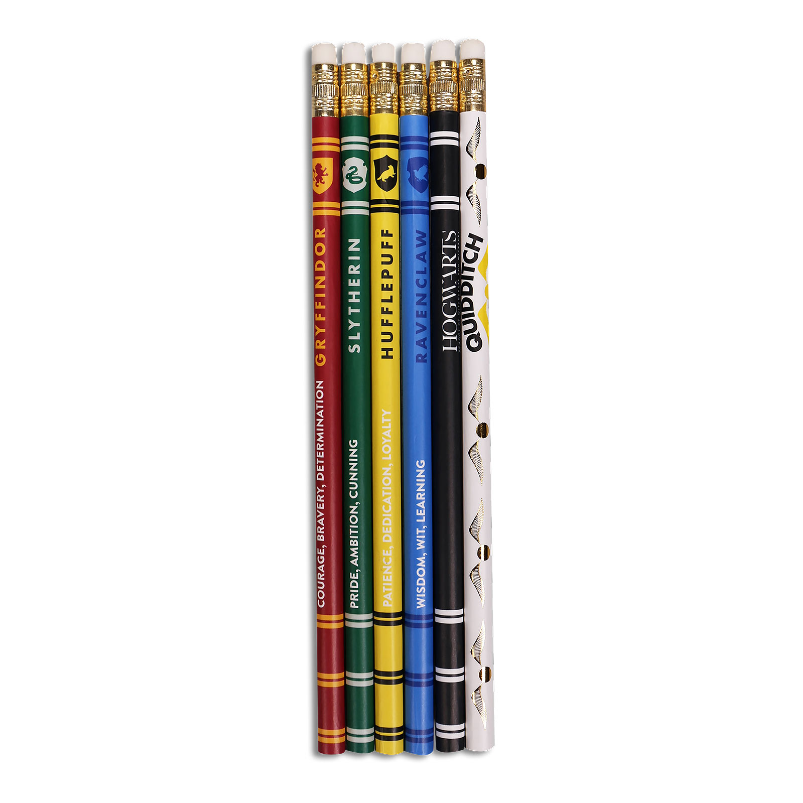 Harry Potter - Ensemble de 6 stylos House Pride