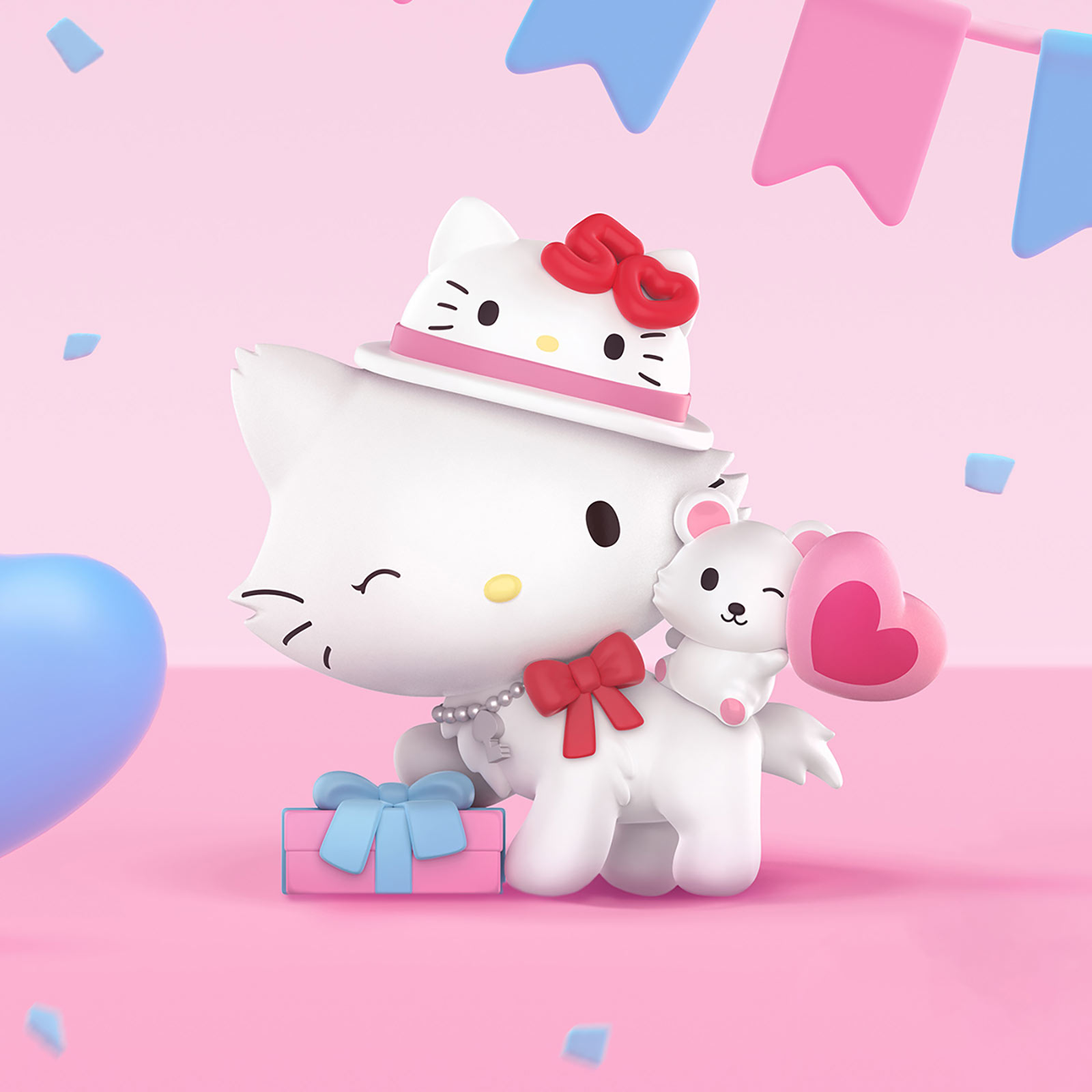 Sanrio - Personajes Hello Kitty 50th Anniversary Series POP MART Figura Misteriosa