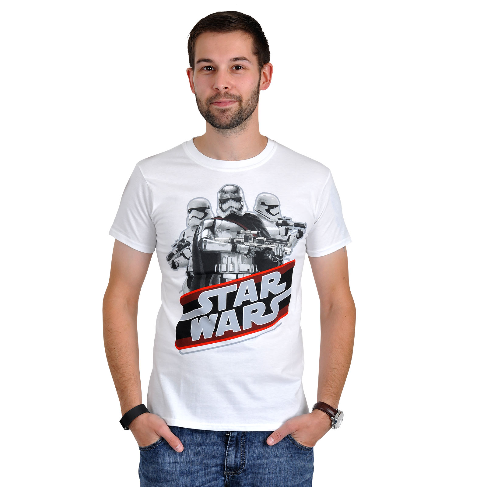 Star Wars - Retro Phasma T-Shirt weiß