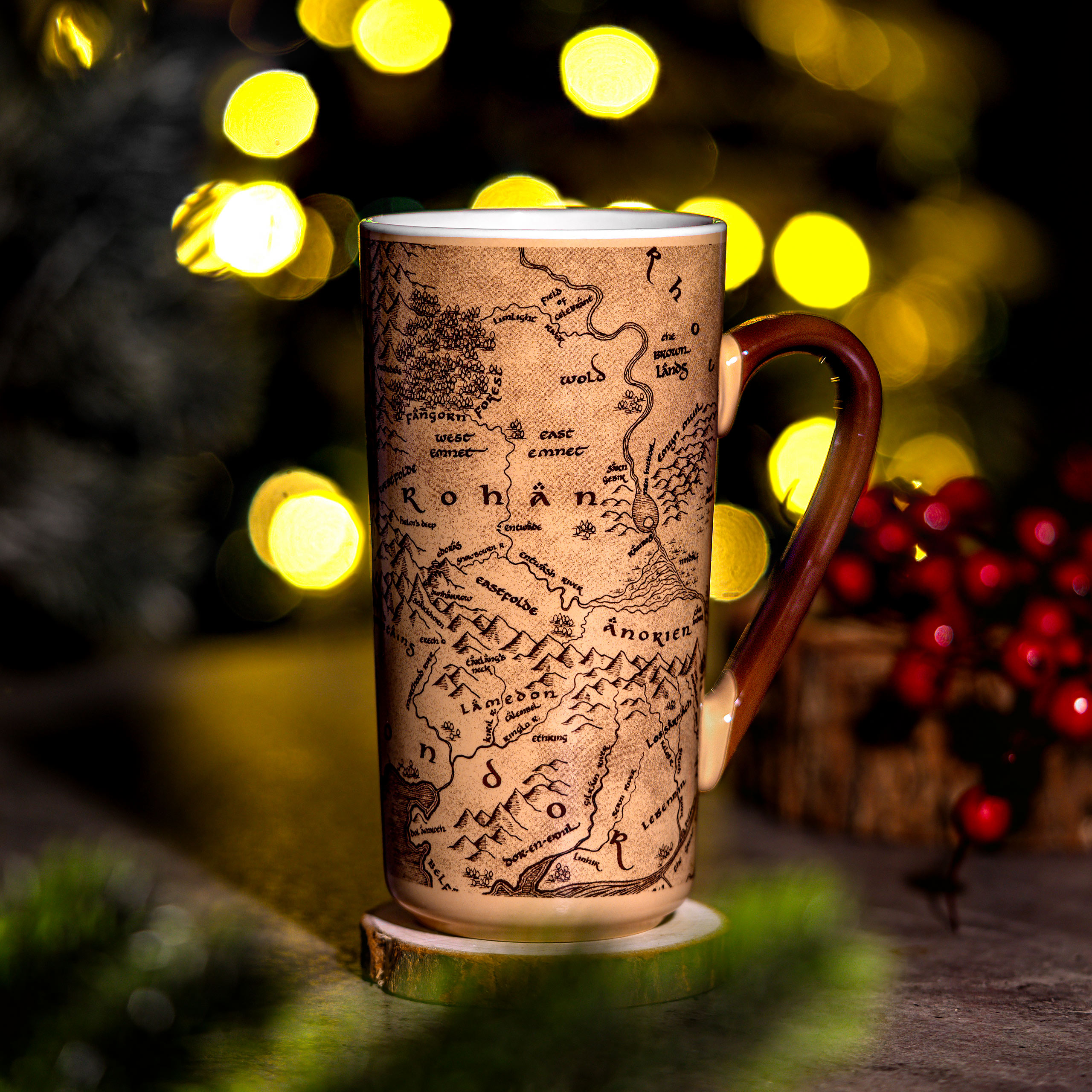 Sagan om Ringen – Midgård Karta Mugg