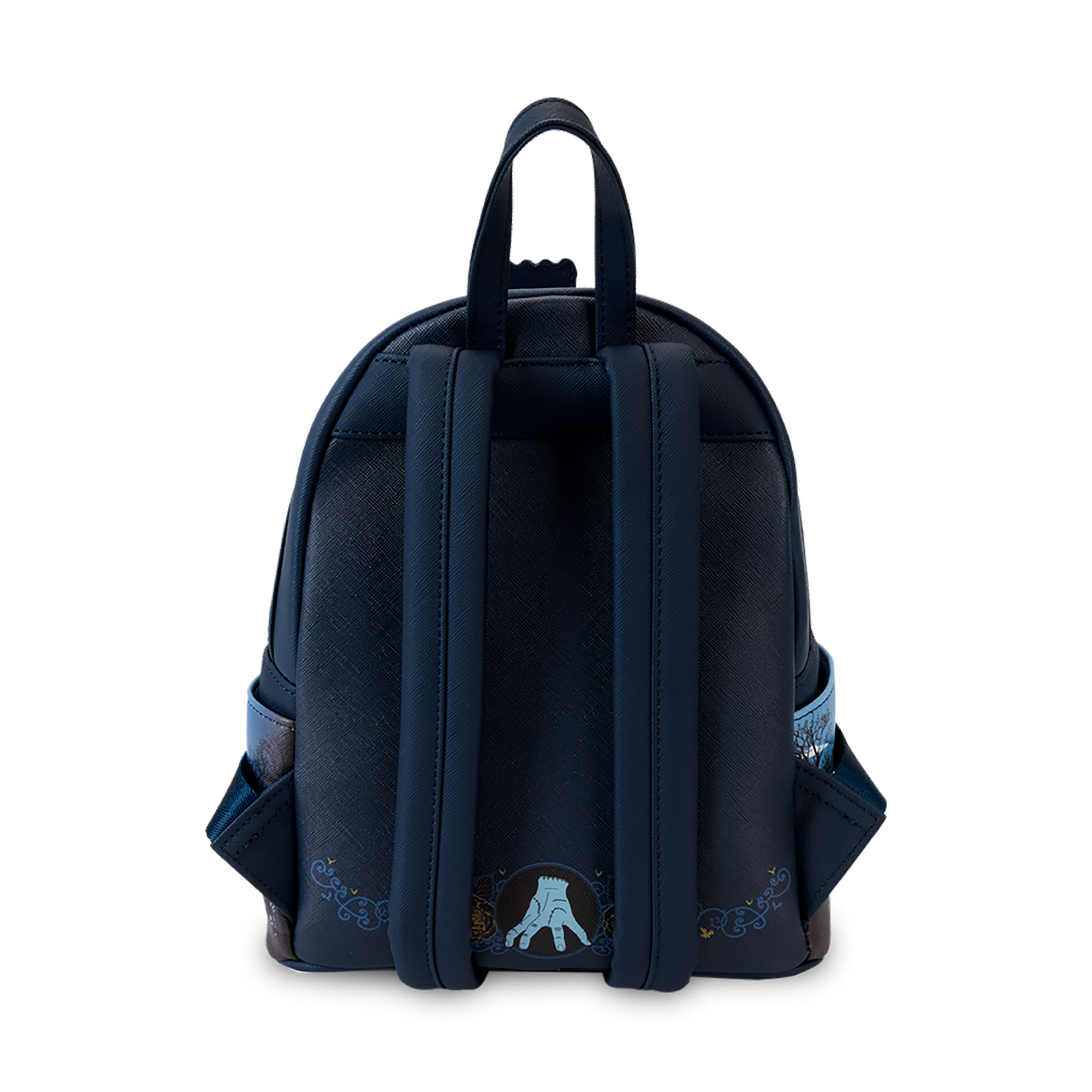 TOYBAGS Zaino Scolastico Ufficiale Wednesday Addams, Modello Americano Unisex, Capiente, Nero, Taglia L (43x31x13,5 Cm)