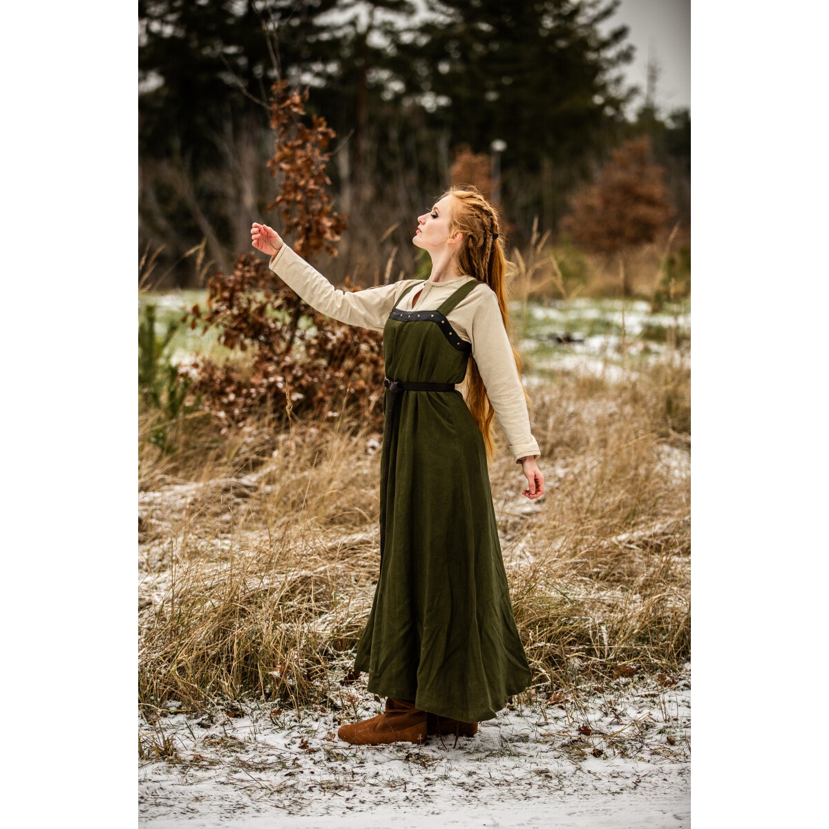 Medieval Viking Overdress Alena green