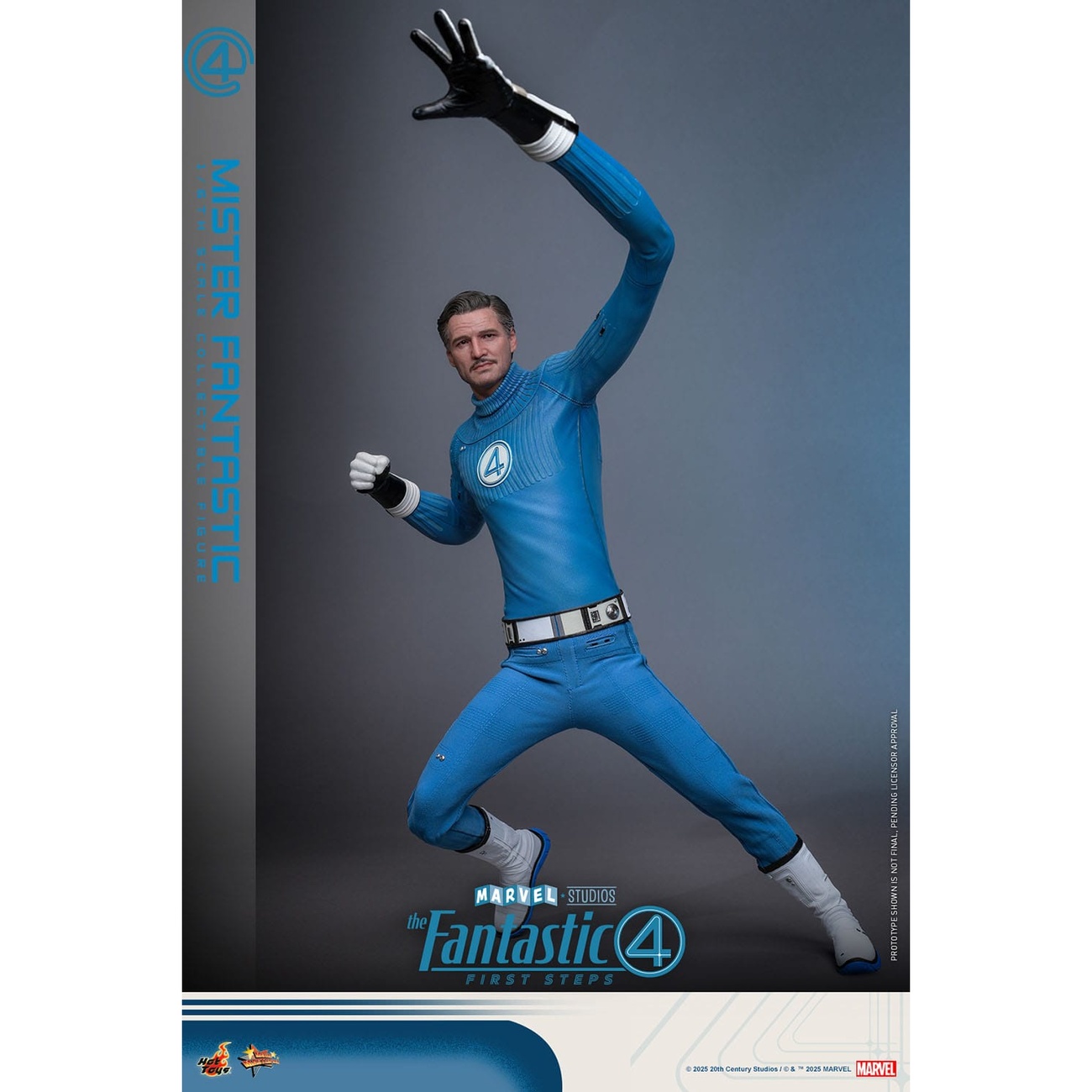 Les Quatre Fantastiques : First Steps – Figurine d’action Masterpiece Mister Fantastic 1:6