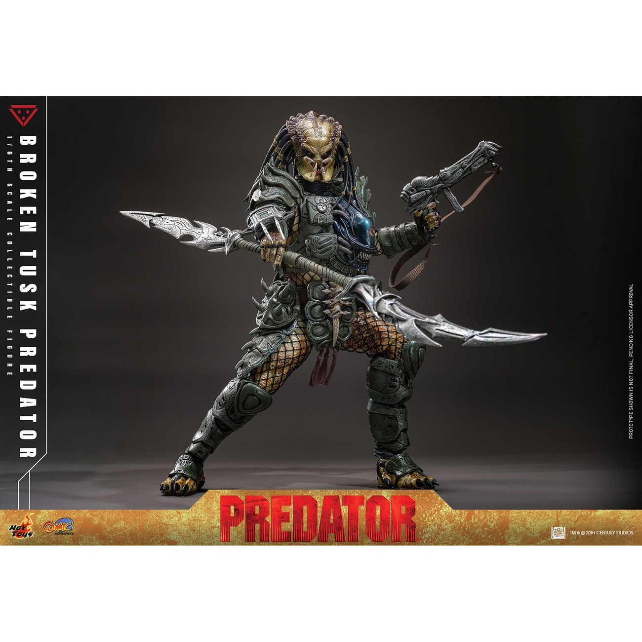 Alien vs. Predator - Broken Tusk Predator Masterpiece 1:6 Action Figure