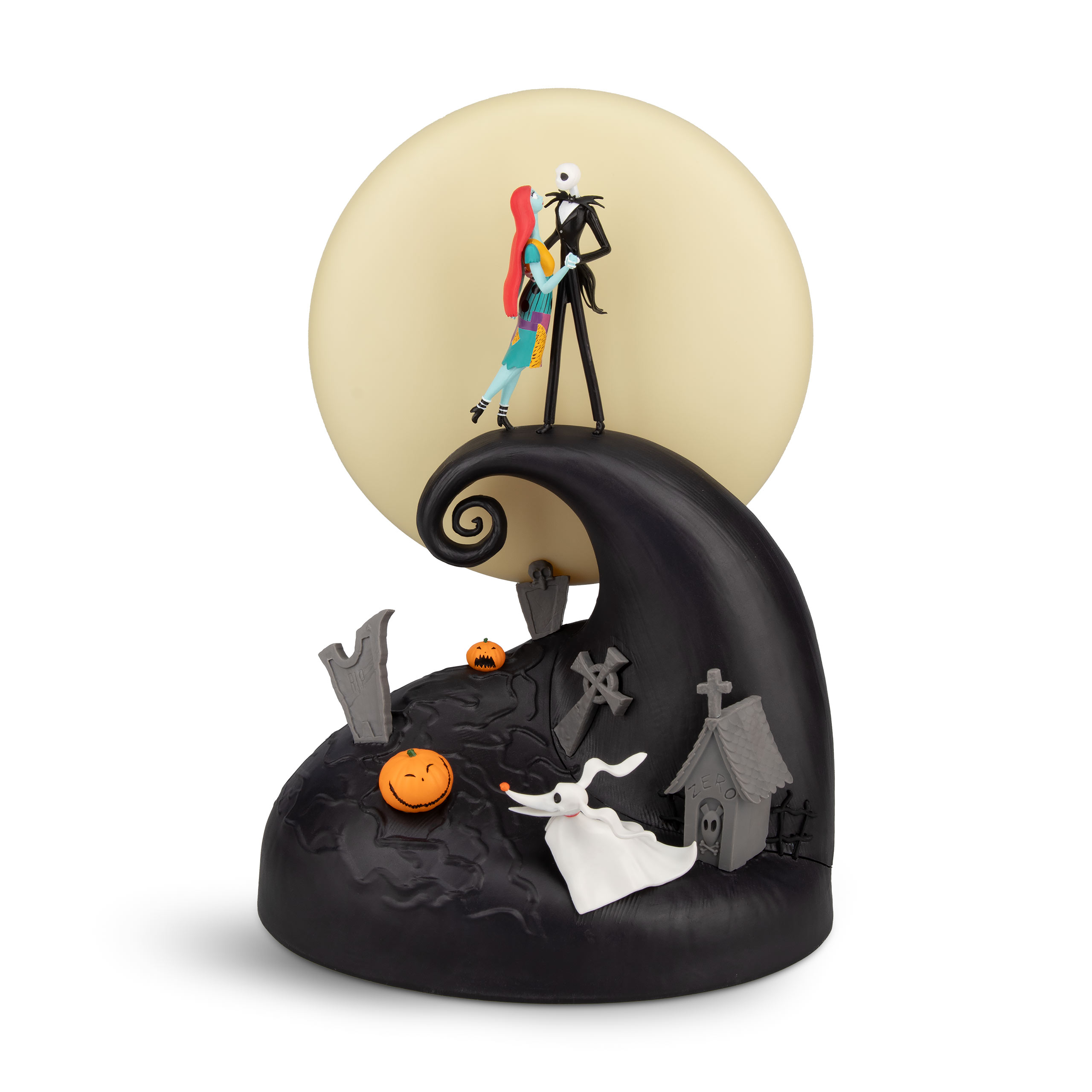 Nightmare Before Christmas – Jack och Sally diorama bordslampa