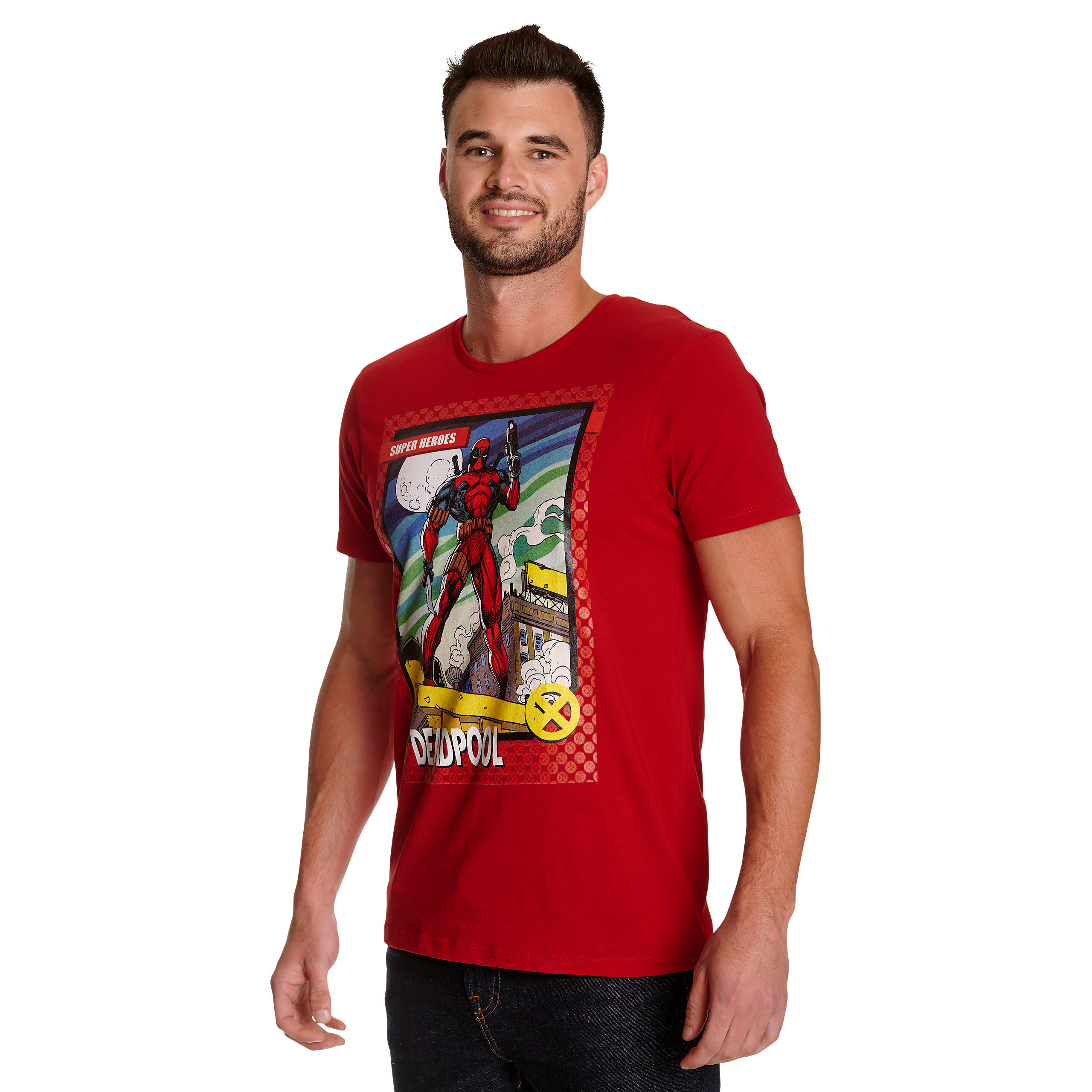 Deadpool - Super Heroes T-shirt rood