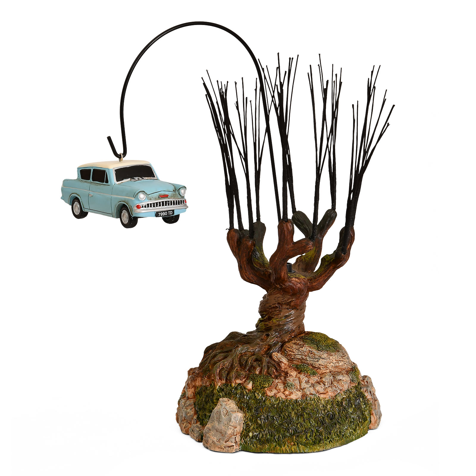 Whipping willow with flying car miniature replica - Harry Potter