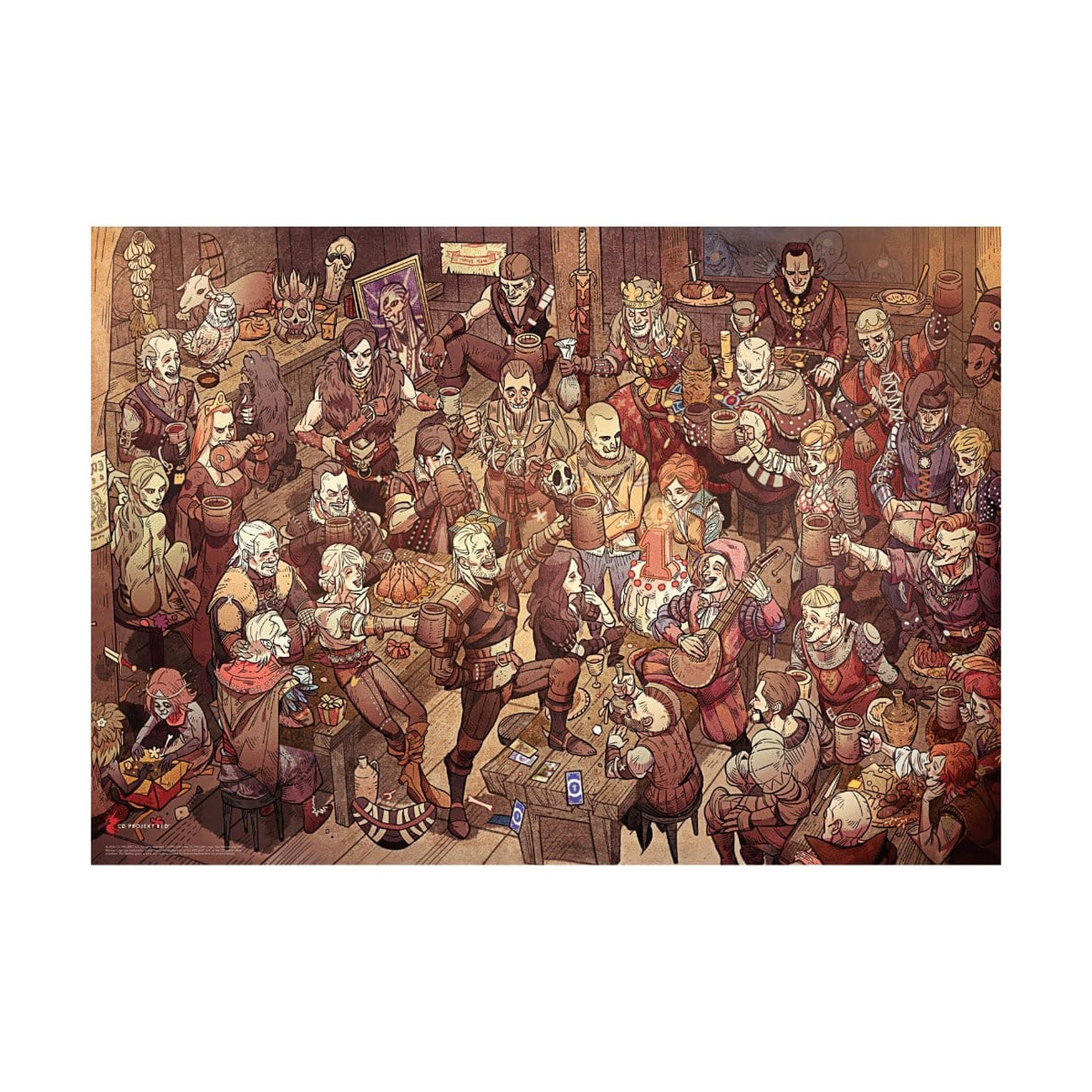 The Witcher Puzzle Birthday (1000 pieces)